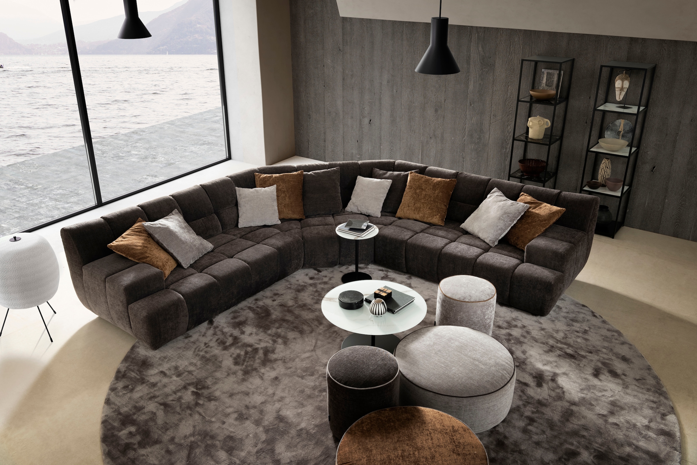 designwerk Ecksofa »Cielo, Design und aufwendige Detailverarbeitung«, mit Sitztiefenverstellung für hohen Sitzkomfort