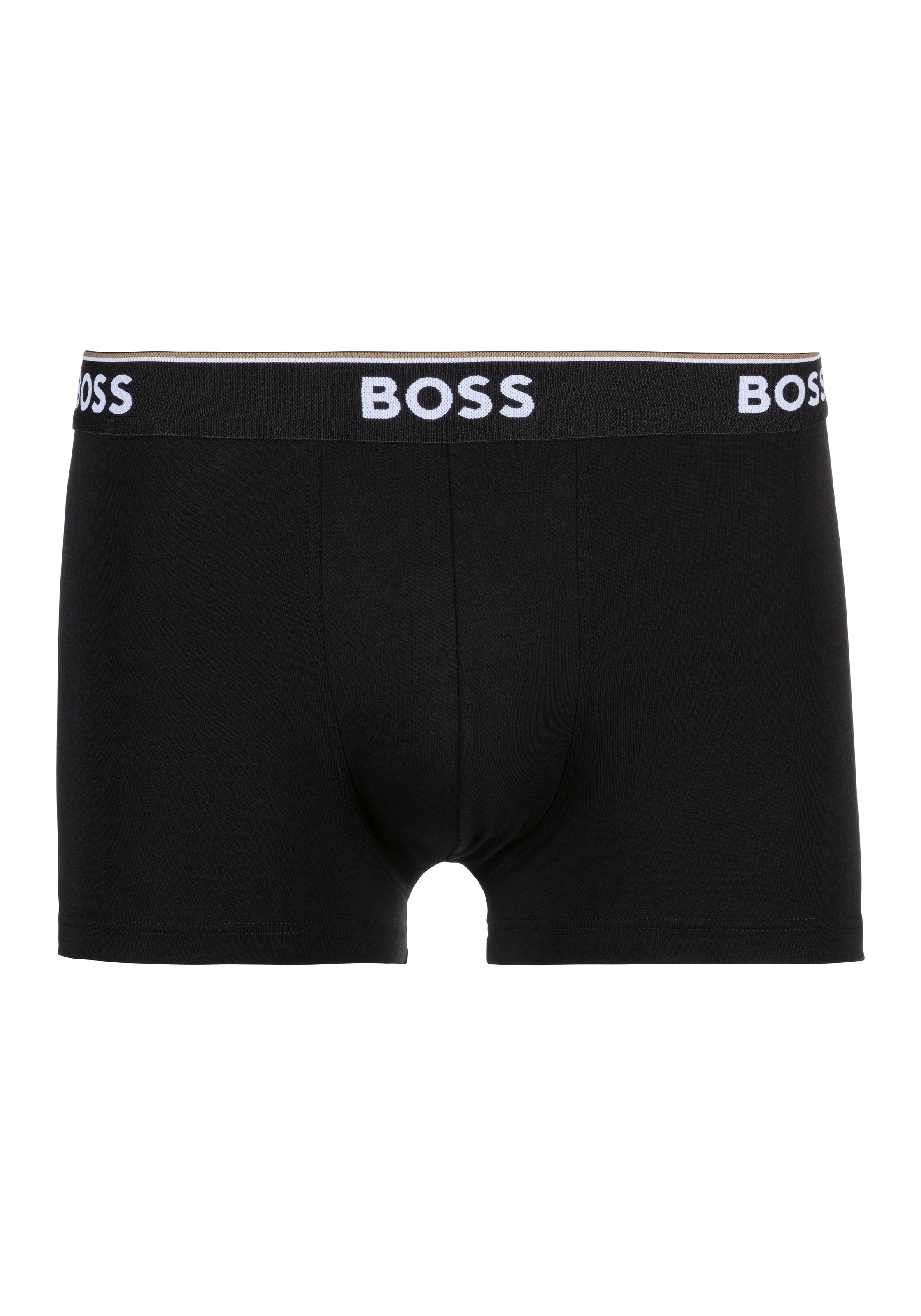 BOSS Boxer »TRUNK 3 PACK«, (3 St.), BOSS Schriftzug auf dem Bund