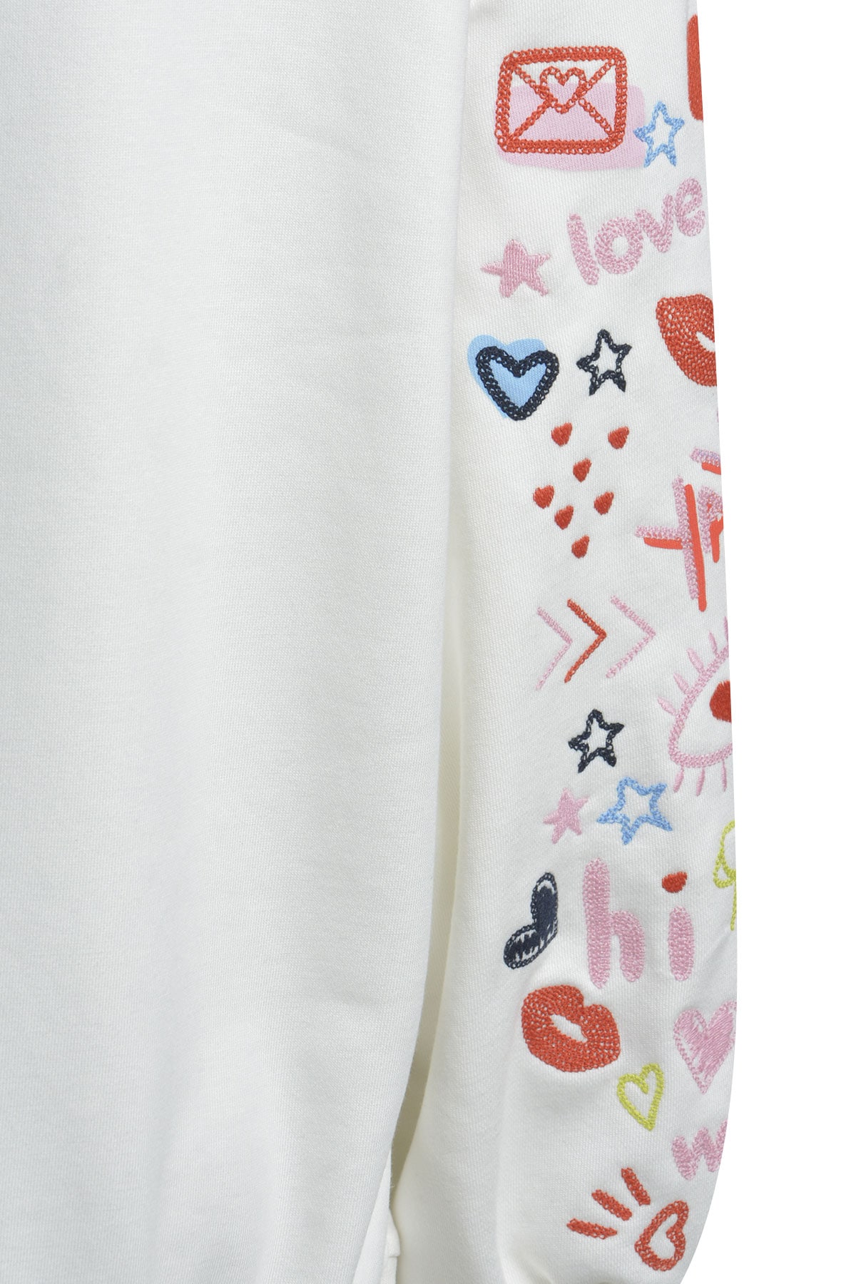 Smith & Soul Sweatshirt , mit V-Ausschnitt, Oversize, bestickt
