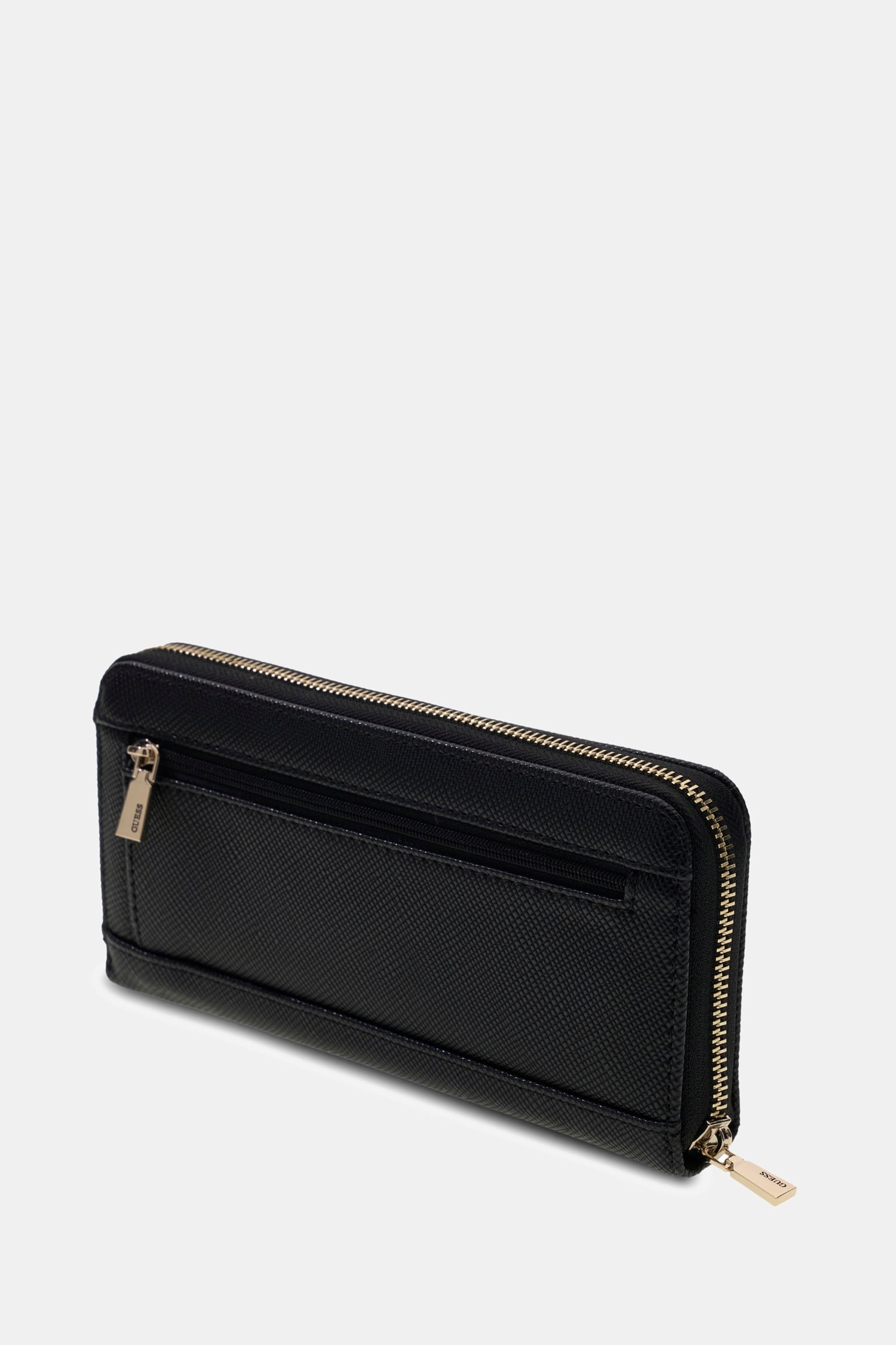 Guess Geldbörse »LAUREL II SLG LARGE ZIP AROUND« Damen Portemonnaie, Geldbeutel mit Reißverschluss-Rückfach