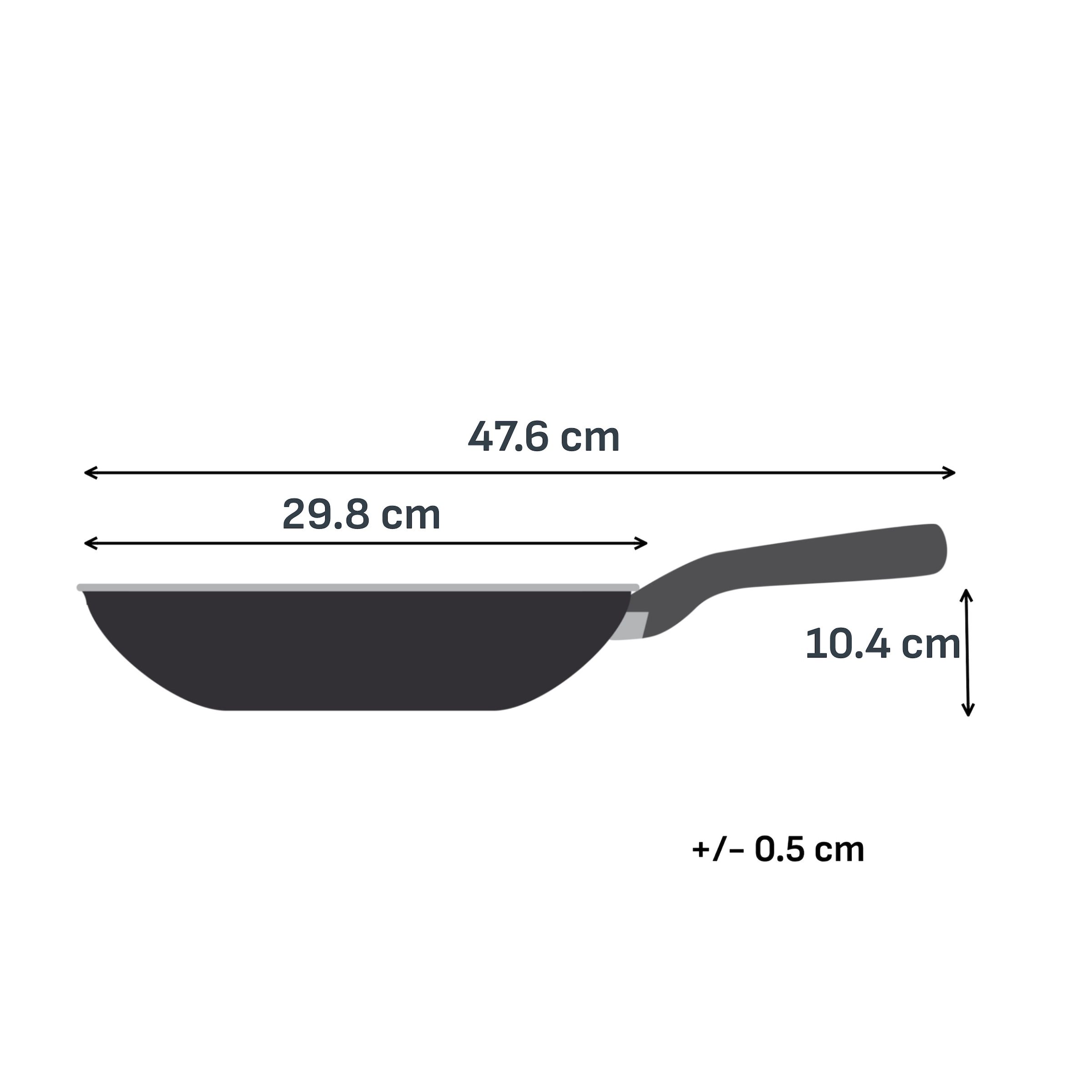 Tefal Wok »Renewal« Aluminium 1 tlg. Keramikbeschichtung, 100% recycelter Aluminiumkörper, Thermo-Signal