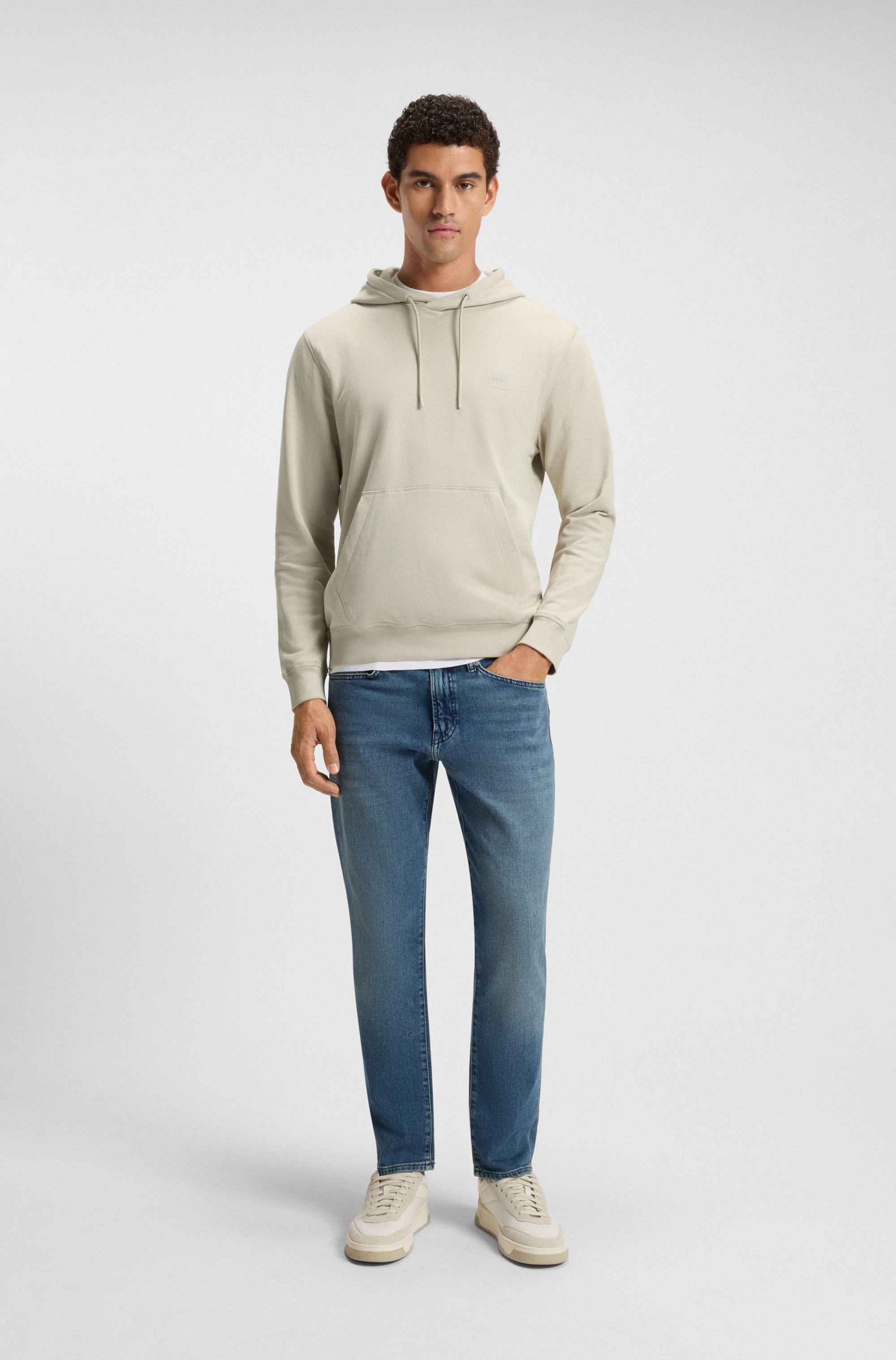 BOSS ORANGE Kapuzensweatshirt »Wetalk«, mit gesticktem BOSS Markenlabel