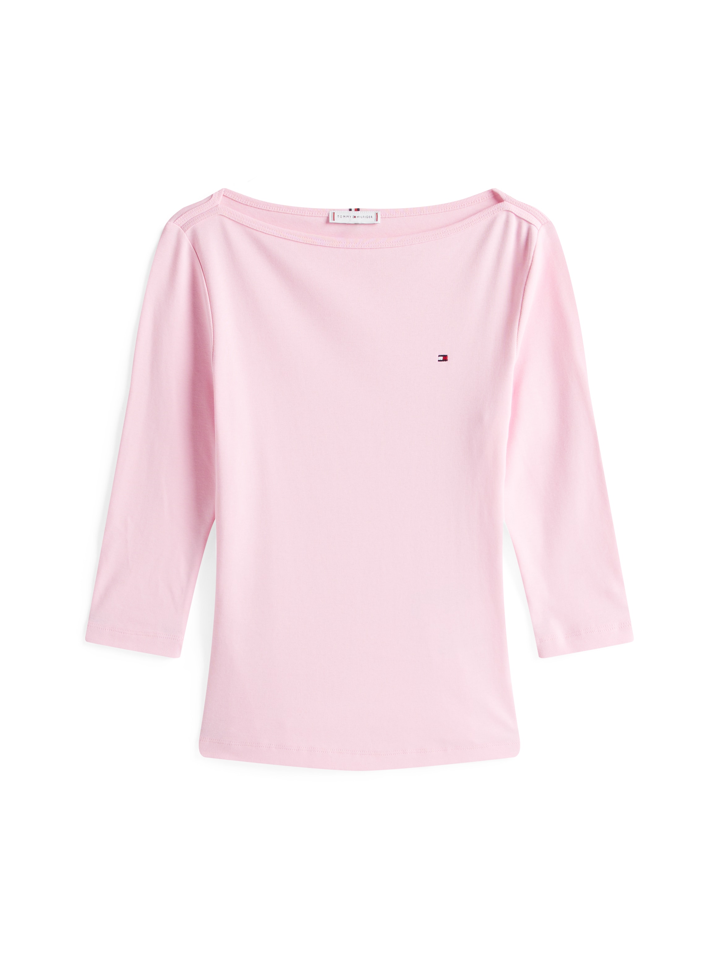 Tommy Hilfiger 3/4-Arm-Shirt »NEW CODY SLIM BOAT-NK 3/4SLV mit U-Boot und Streifen«, gestreift, casual, slim fit, Baumwolle, U-Boot-Ausschnitt