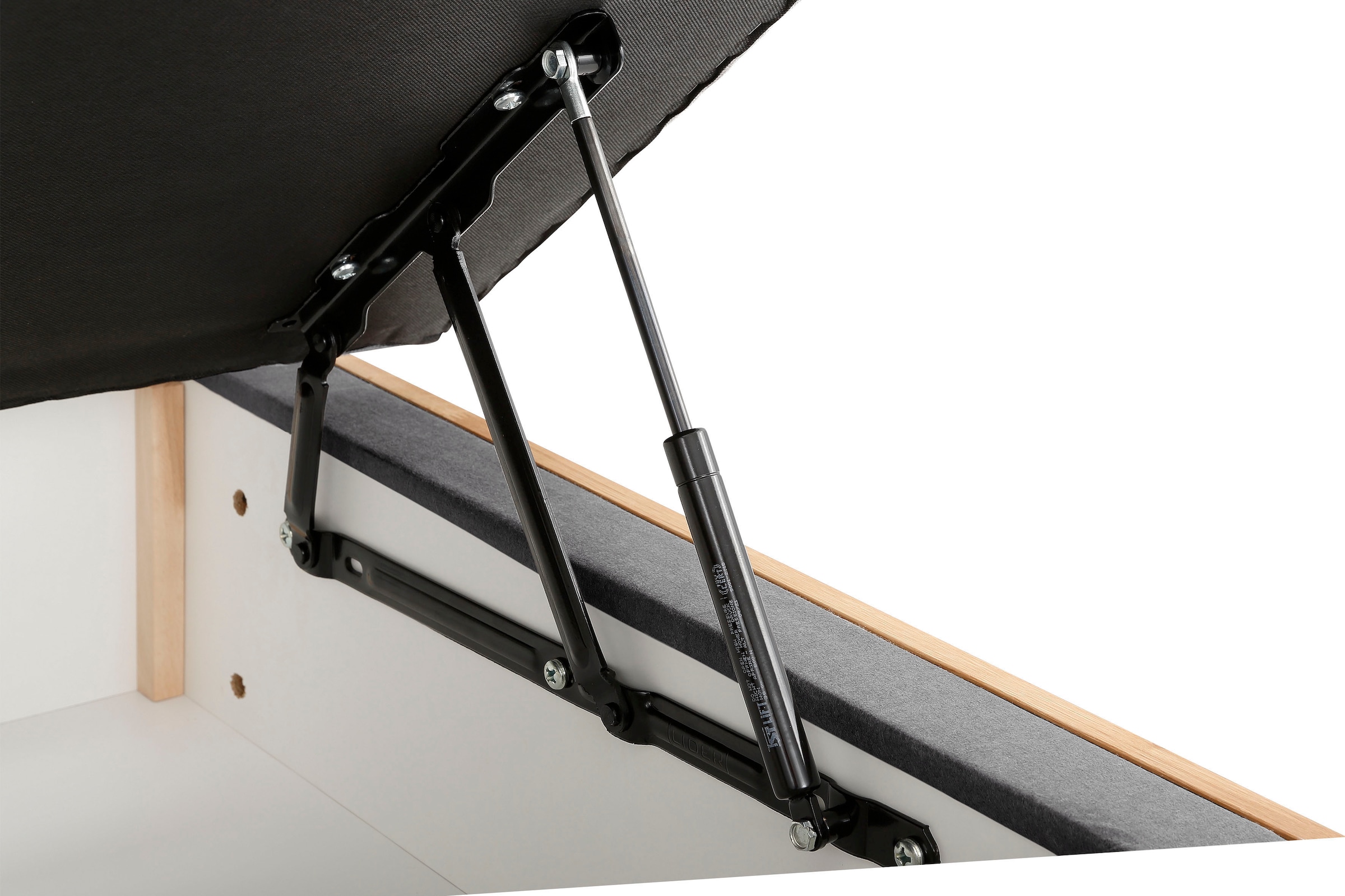 OTTO home Boxspringbett »Jenna« ohne LED-Beleuchtung, mit zertifizierten, recycelten Bezugsstoffen