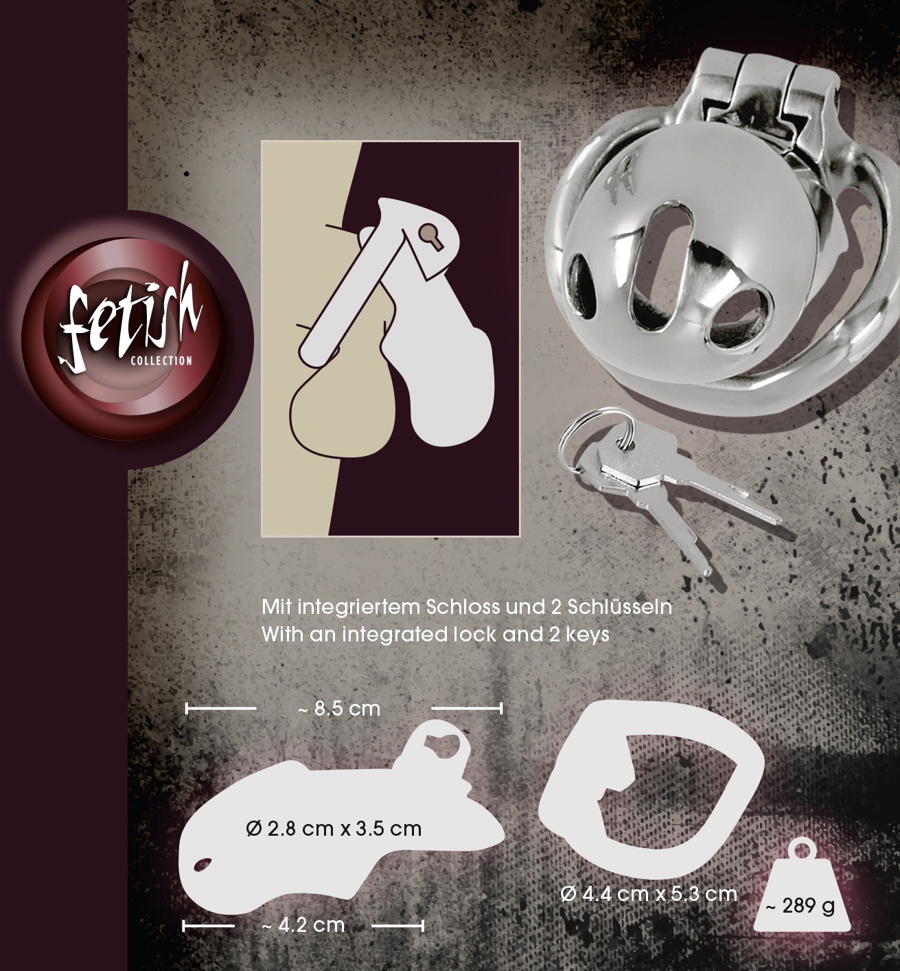 fetish COLLECTION Erotik-Toy-Set »Peniskäfig Cock Cage II« ()