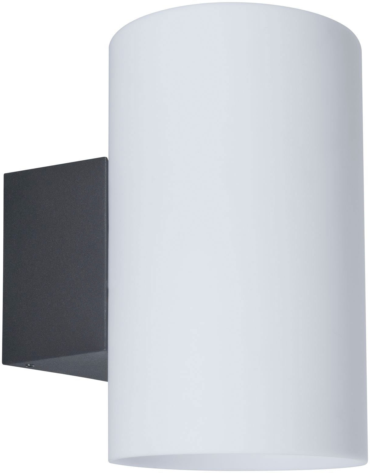 Paulmann LED Außen-Wandleuchte »Outdoor 230V Tube IP54 E27 max 15W Anthrazit Kunststoff«, 1 flammig, Leuchtmittel E27 | ohne Leuchtmittel, E27, IP54