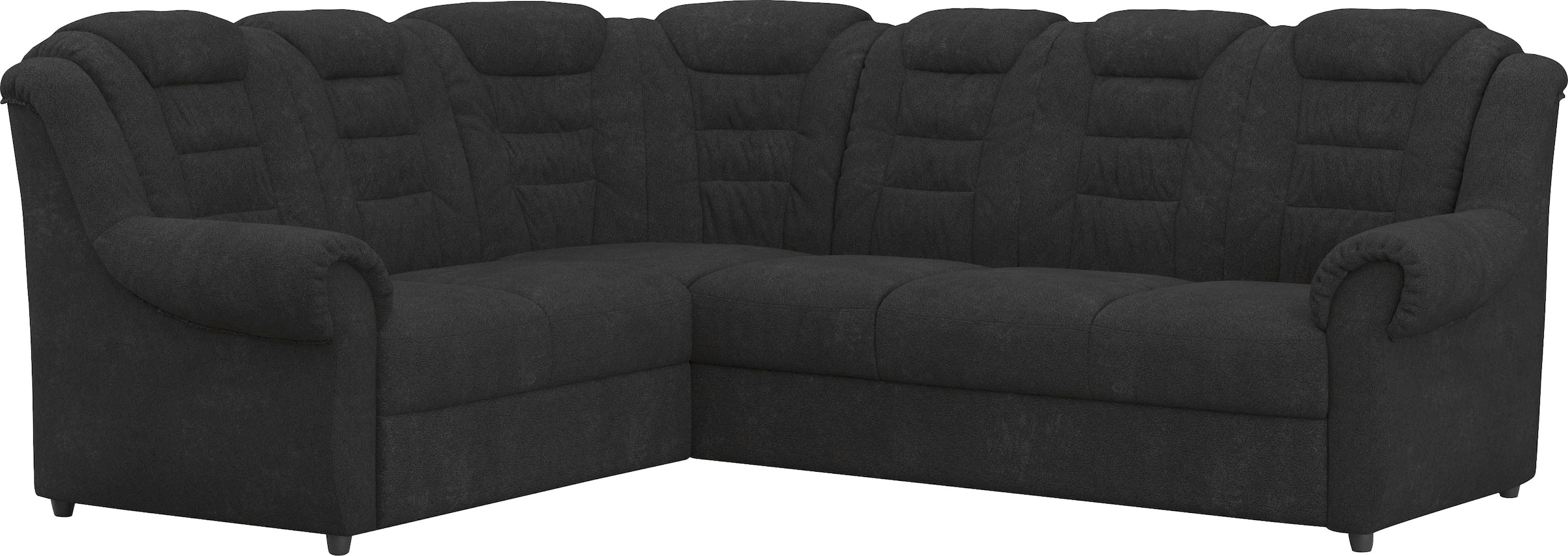 Home affaire Ecksofa »Boston L-Form«, mit hoher Rückenlehne, optional mit Bettfunktion und Stauraum