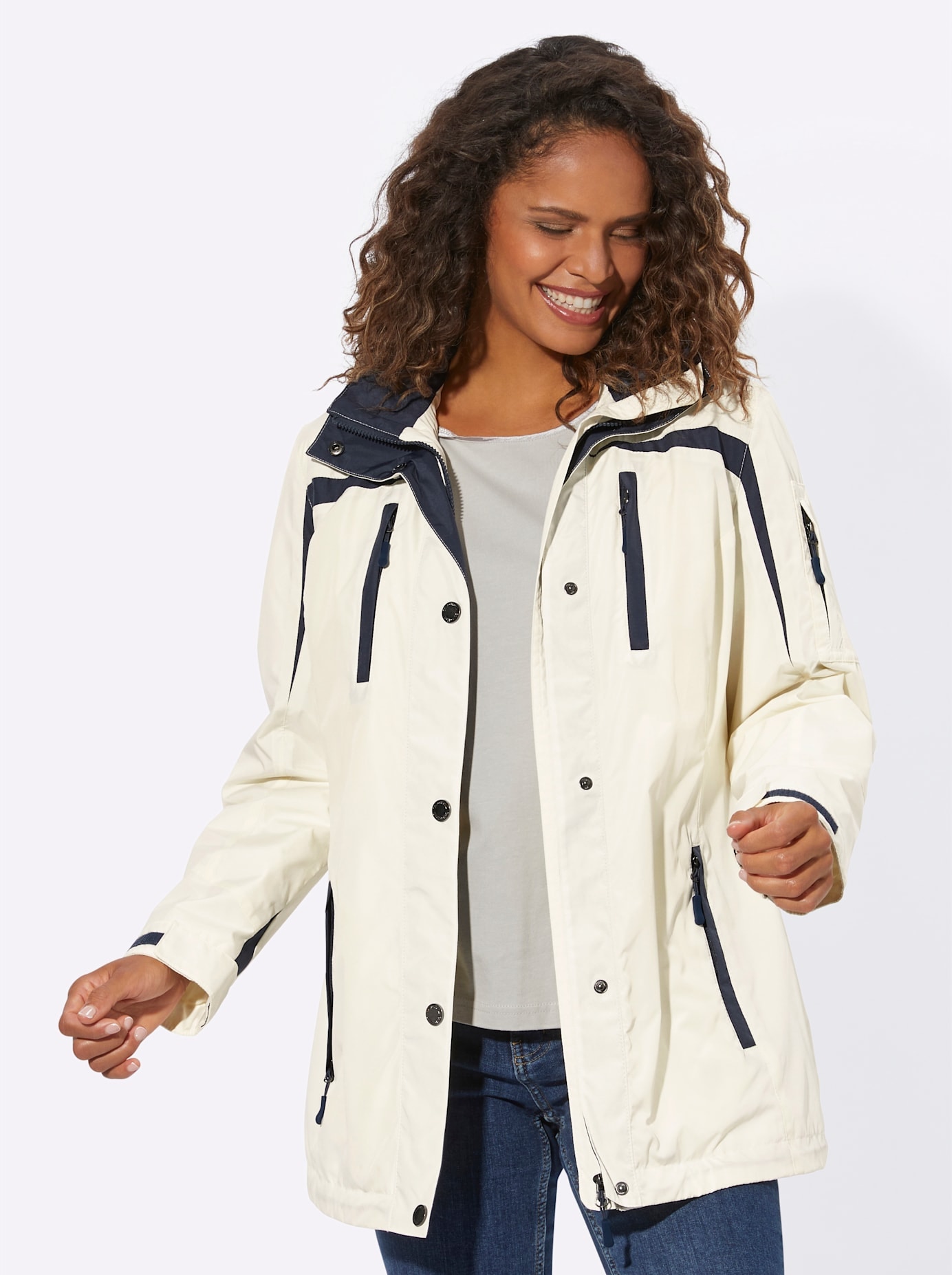 Casual Looks Funktionsjacke, mit Kapuze