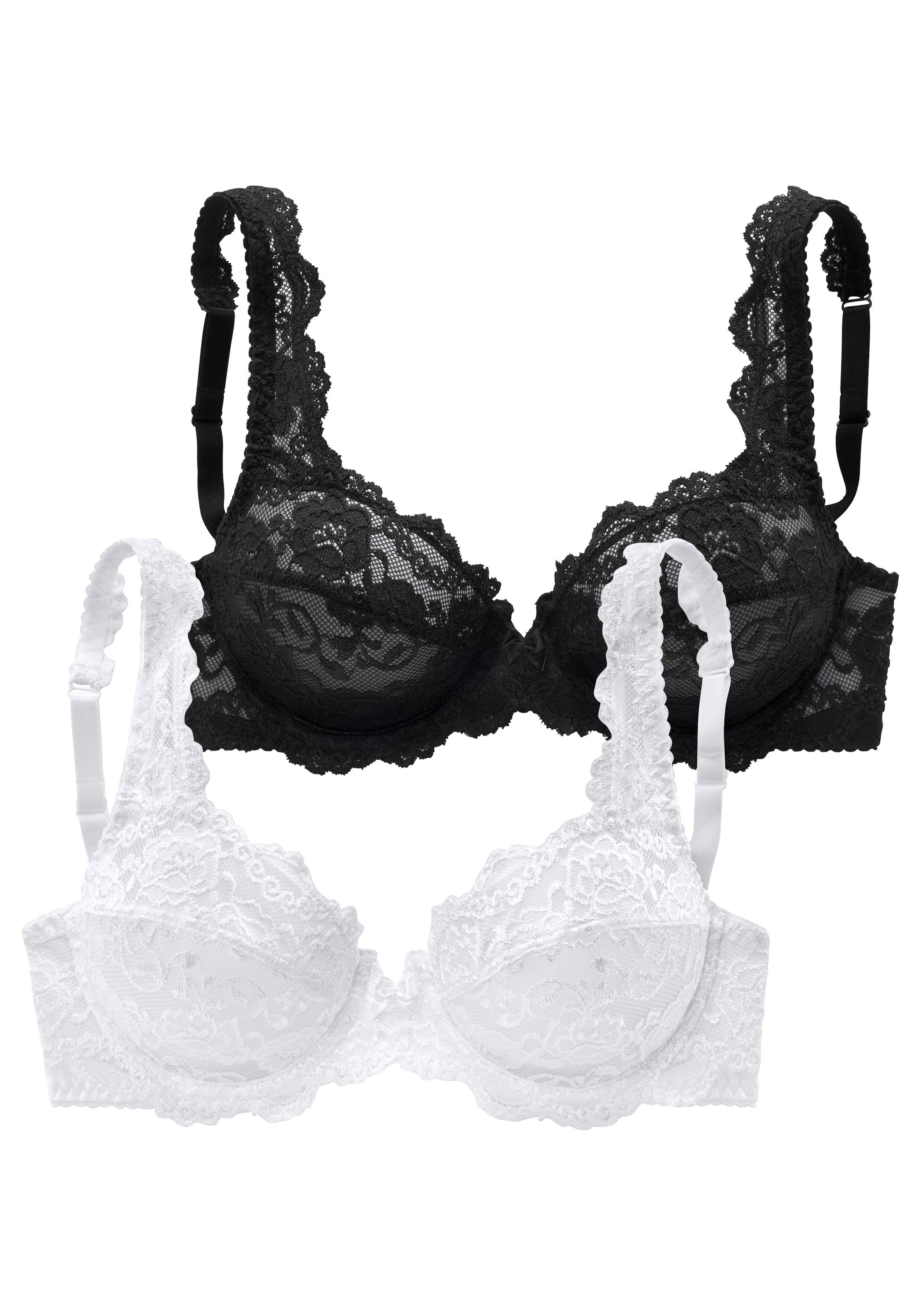 petite fleur Bügel-BH, (Packung, 2 Stück), aus Spitze, Dessous bestellen im  OTTO Online Shop