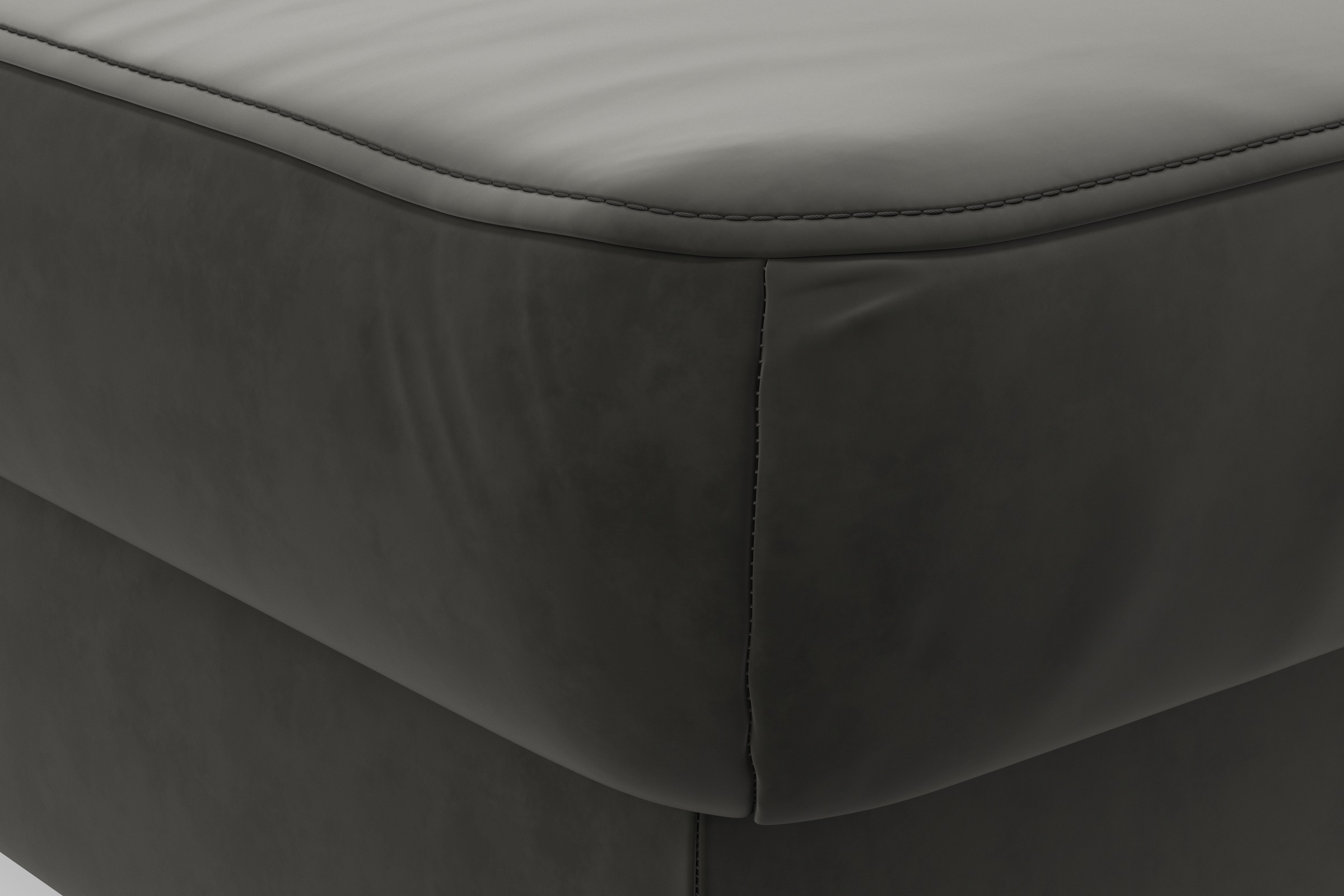 sit&more Hocker »Bendigo« mit Klappfunktion, Bodenfreiheit 12 cm, wahlweise in 2 Fußfarben