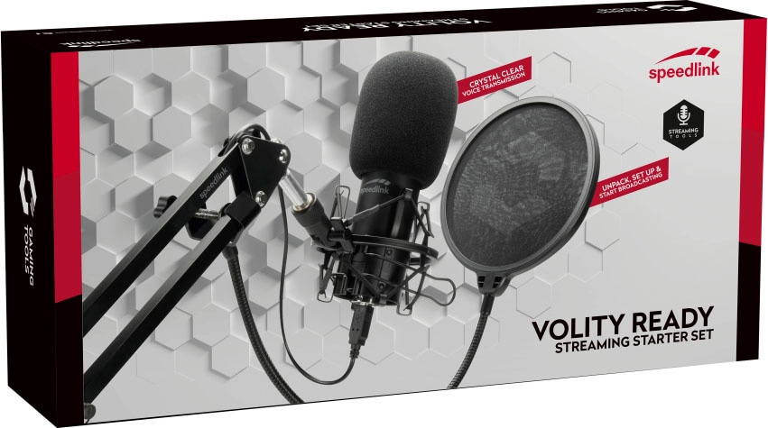 Speedlink Streaming-Mikrofon »VOLITY READY Starter Set«