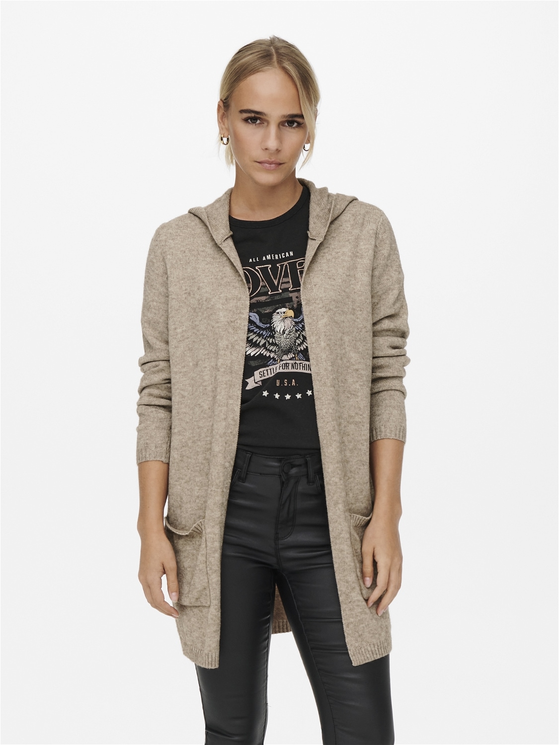 Strickjacke »ONLLESLY L/S HOOD CARDIGAN KNT«