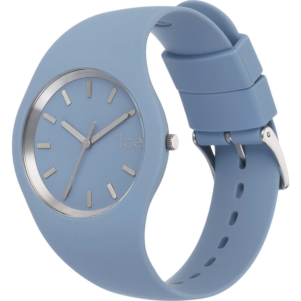 ice-watch Quarzuhr »ICE glam brushed Artic blue M, 020543«