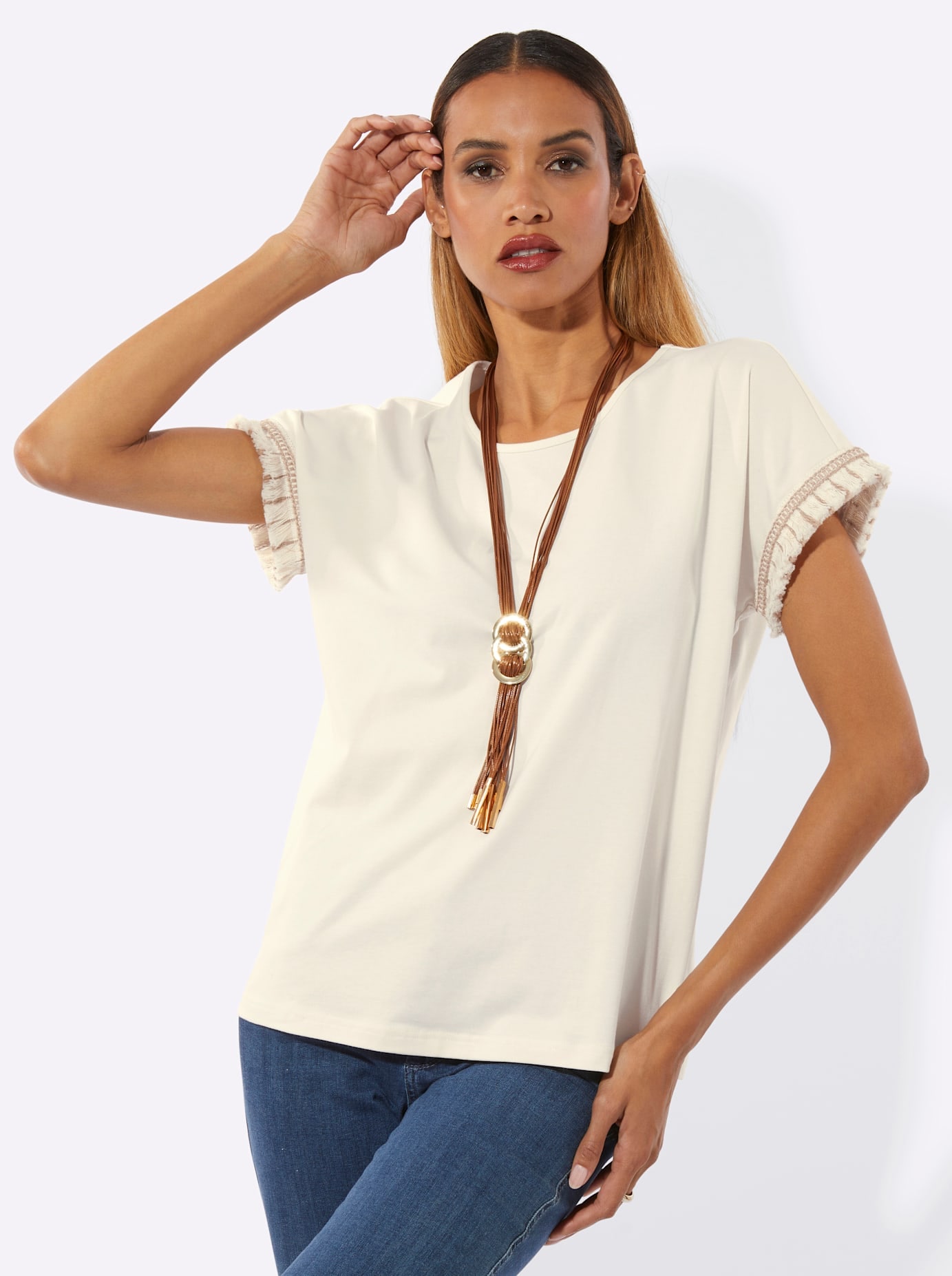 creation L Rundhalsshirt »Shirt« 1 tlg.