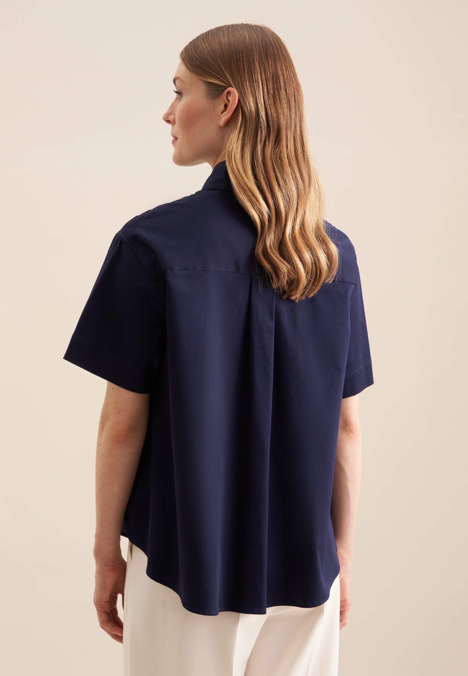 seidensticker Hemdbluse »Schwarze Rose« 1/2 Kragen Uni