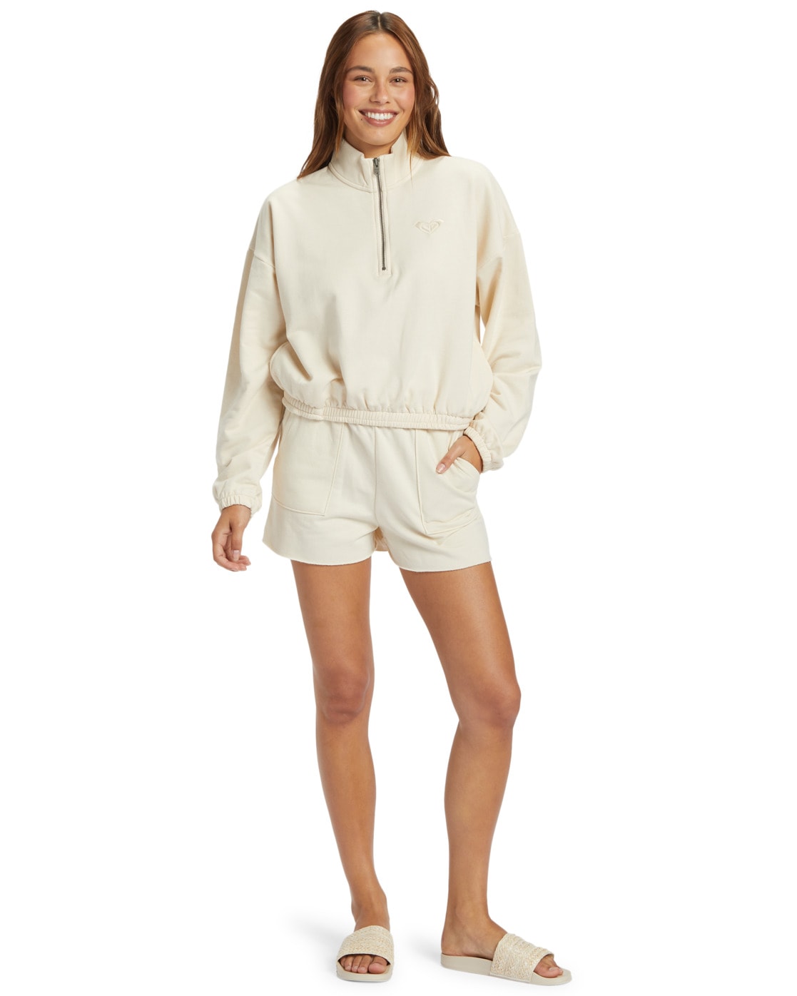 Roxy Sweatshirt »Half Zip Hike Quilted«