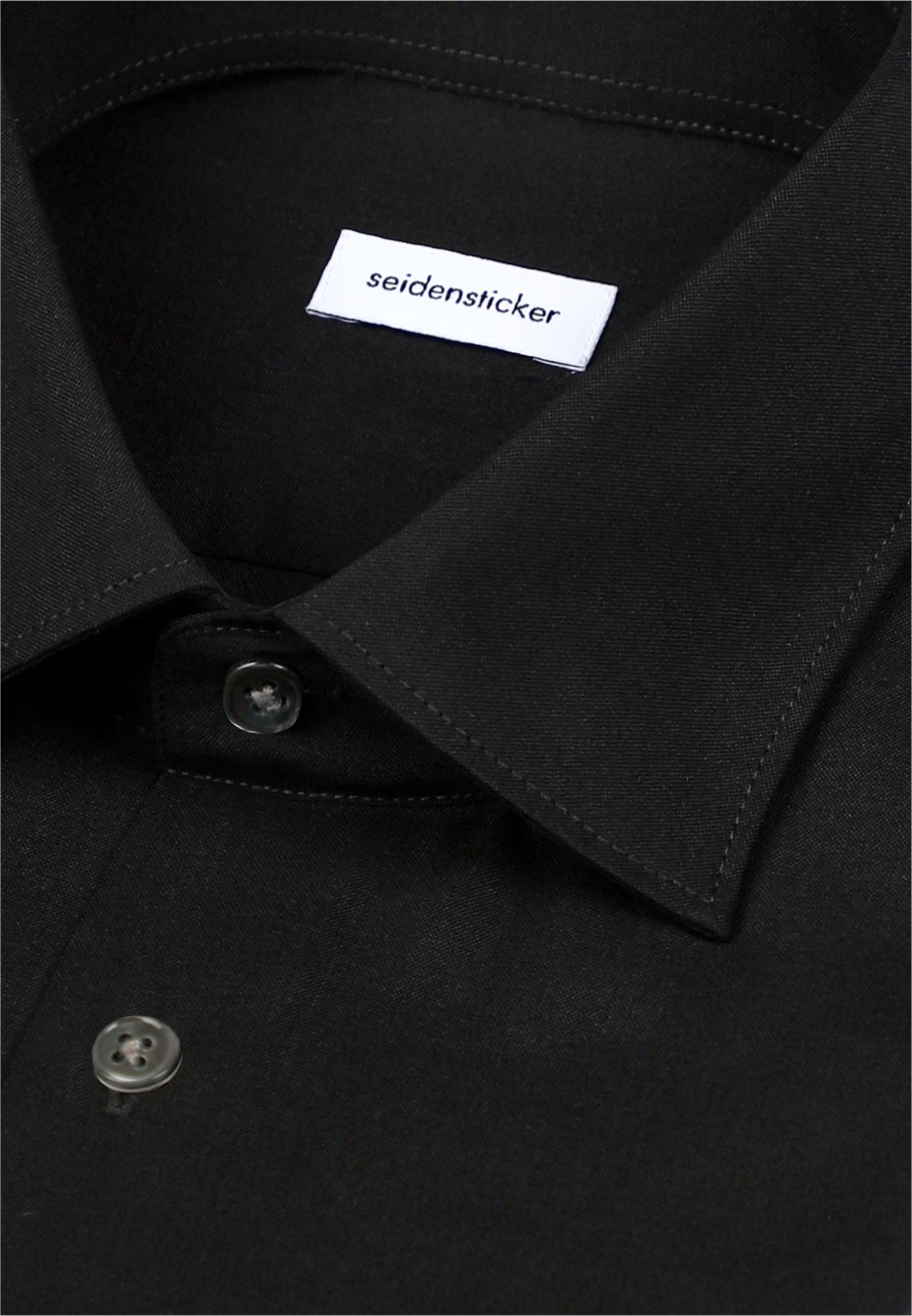 seidensticker Businesshemd »Schwarze Rose« Regular 1/1 Kentkragen Uni