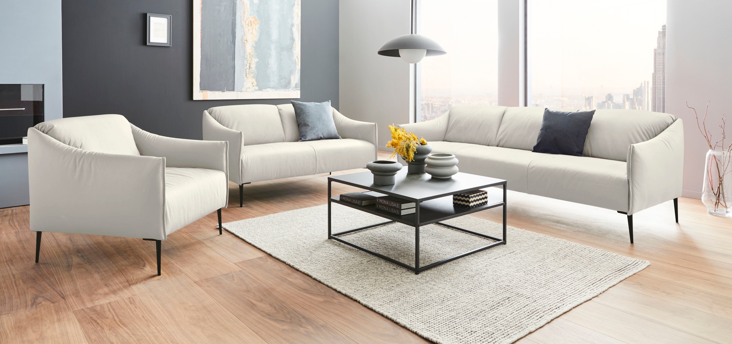 W.SCHILLIG Cocktailsessel »sally« mit Metallfüßen in Schwarz pulverbeschichtet