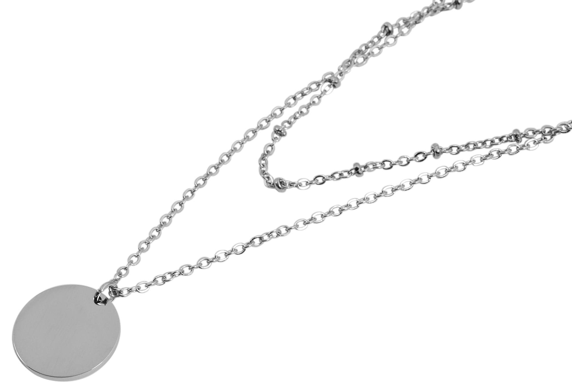 Adelia´s Kette ohne Anhänger »Damen Halskette mit Anhänger ¿ Münze aus Edelstahl«