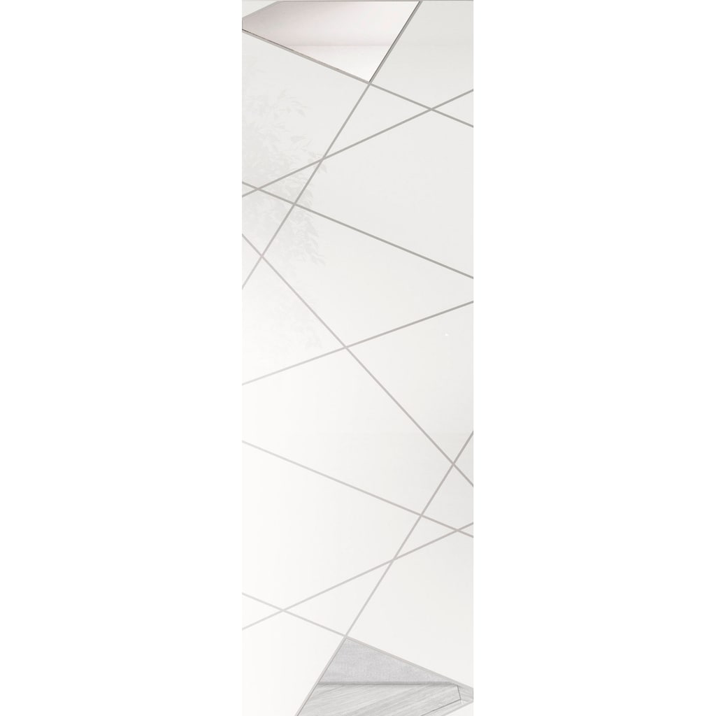 INOSIGN Garderobenschrank »Vittoria, Breite 60 cm, Höhe 186 cm«, Front mit Spiegel und Siebdruck