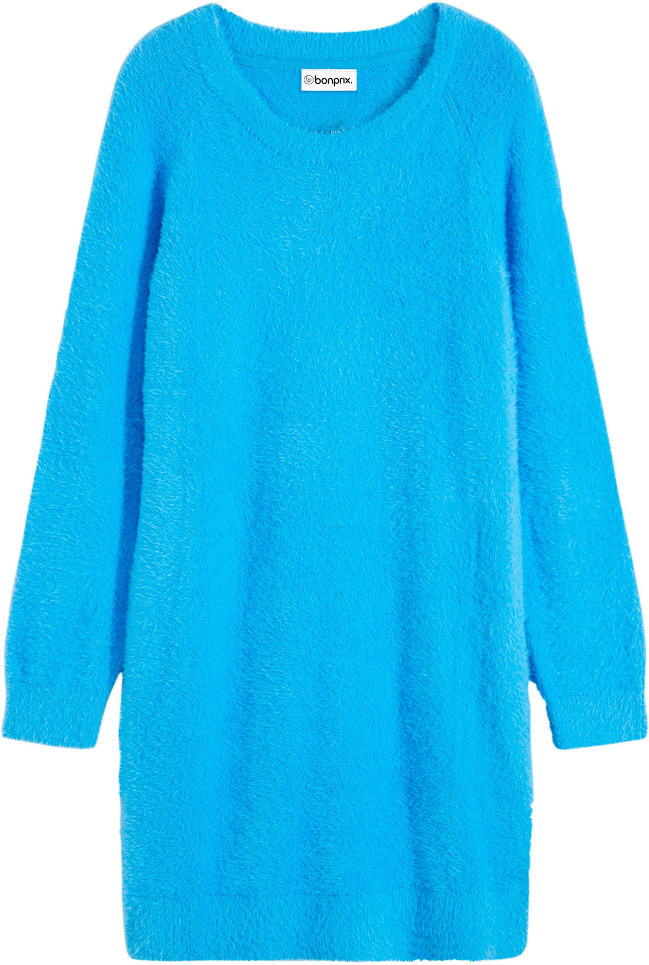 bonprix Strickkleid für den Alltag, aus Polyamid, Viskose und Polyester, casual Stil