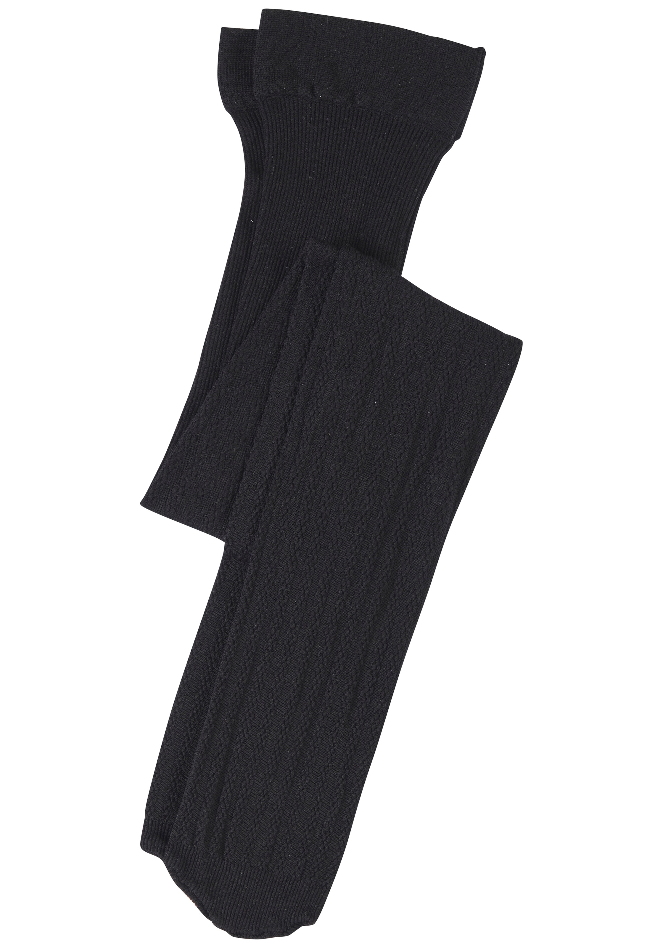 H.I.S Feinstrumpfhose 20 Packung, 2 Stk. tlg. mit geripptem Muster