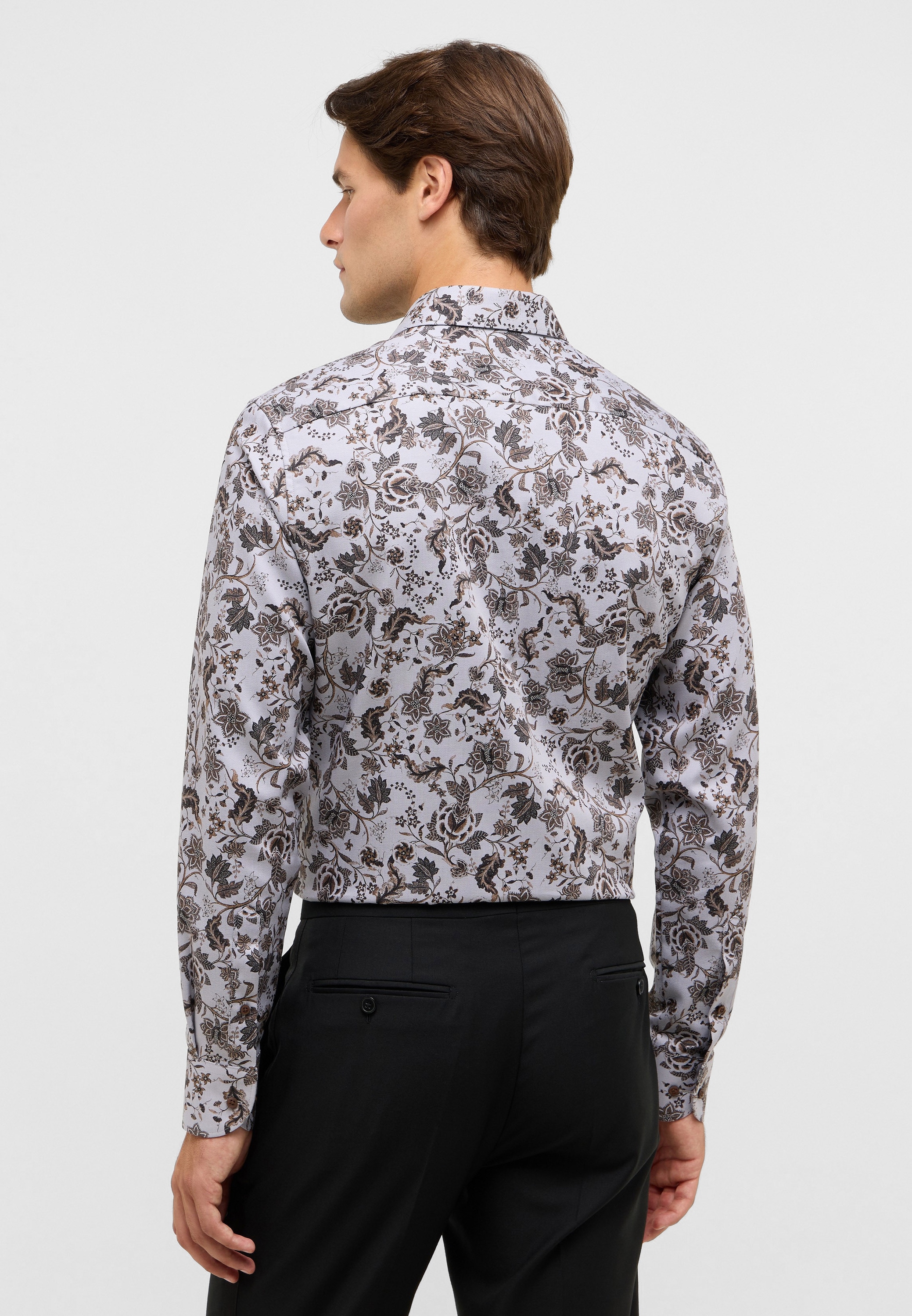 Eterna Langarmhemd »SLIM FIT« NON IRON (bügelfrei)