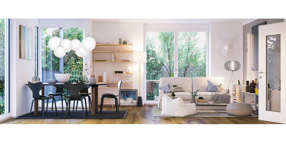 EGLO Hängeleuchte »RONDO Pendellampe, Metall in silber, Glas in Opal matt weiß, E27«, 1 flammig, Leuchtmittel E27 | Leuchtmittel wechselbar-ohne Leuchtmittel, Esszimmerlampe, zeitloses Design, modern, schlicht, 110x25cm