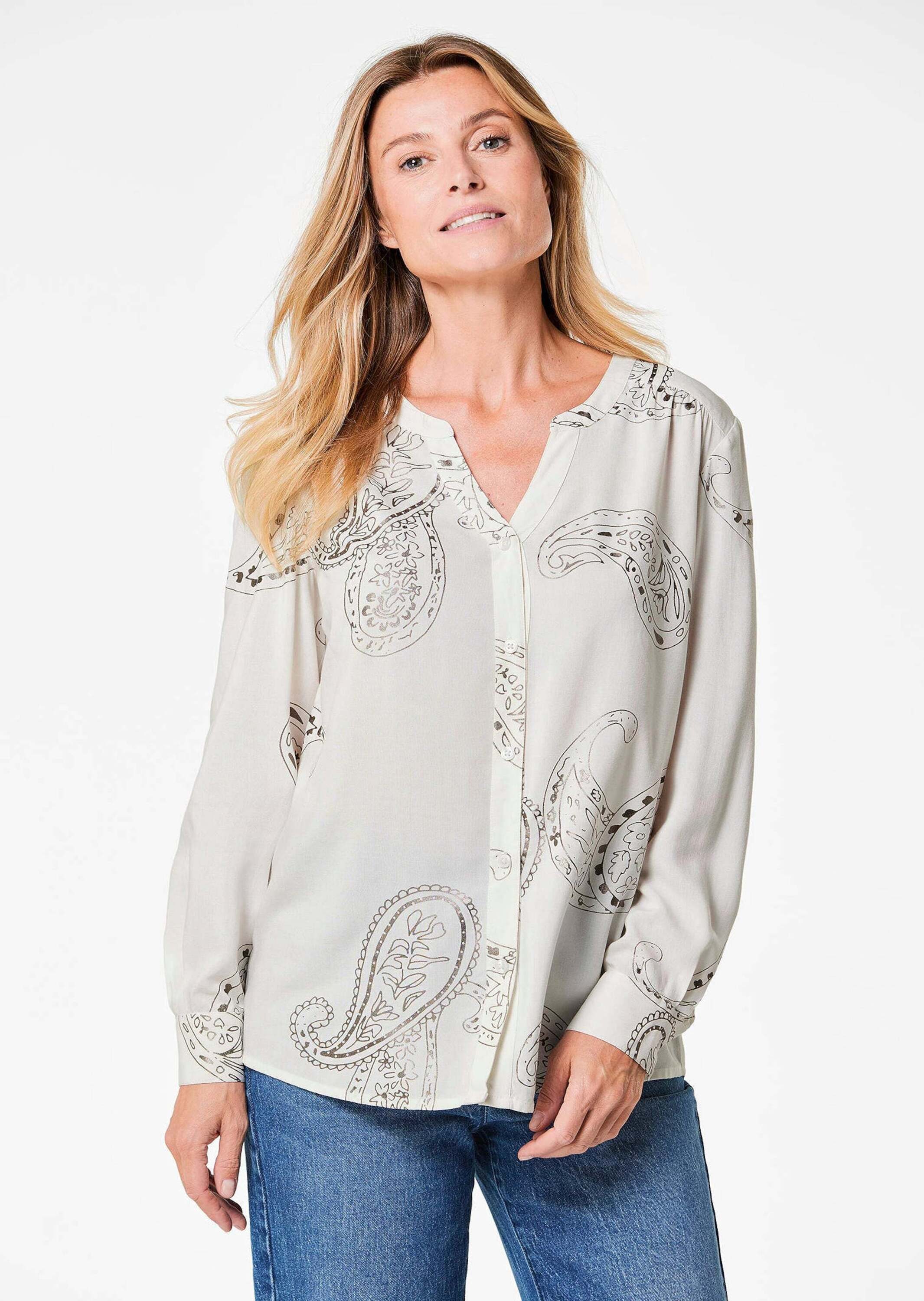GOLDNER Schlupfbluse »Kurzgröße Bluse«