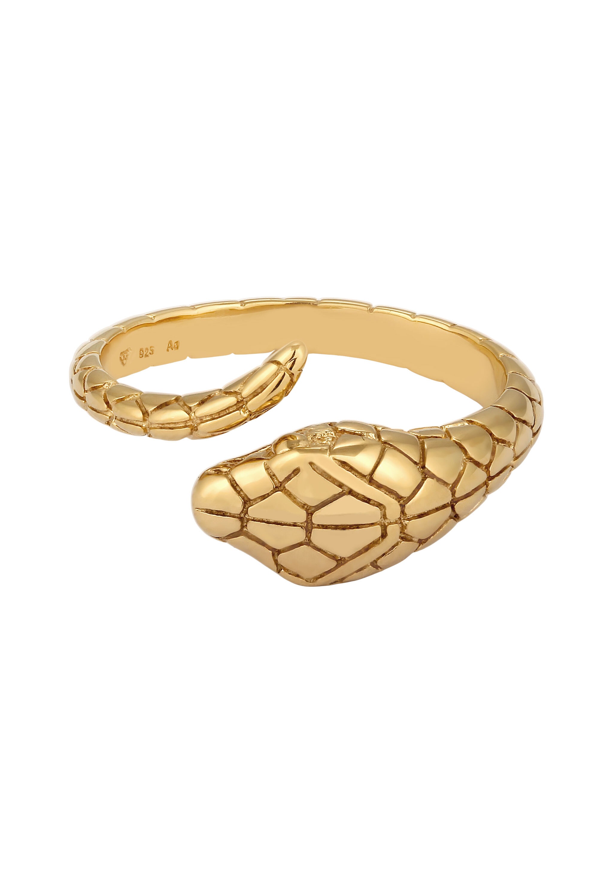 Kuzzoi Silberring »Ring Herren Schlange Kraft 925 Silber«
