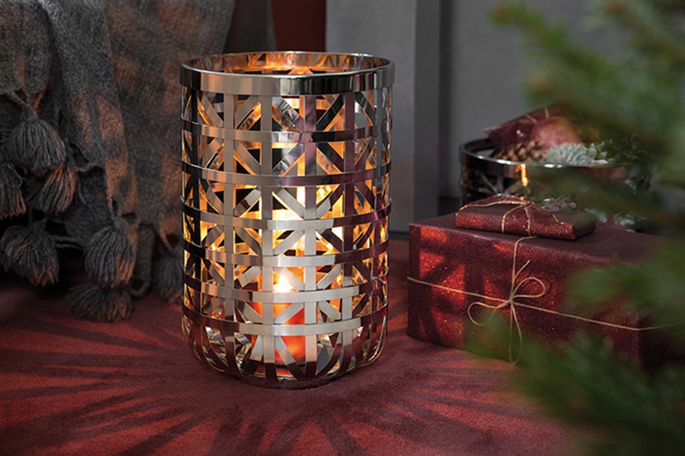 Fink Windlicht »JORIS, Weihnachtsdeko«, (1 St.), aus Edelstahl