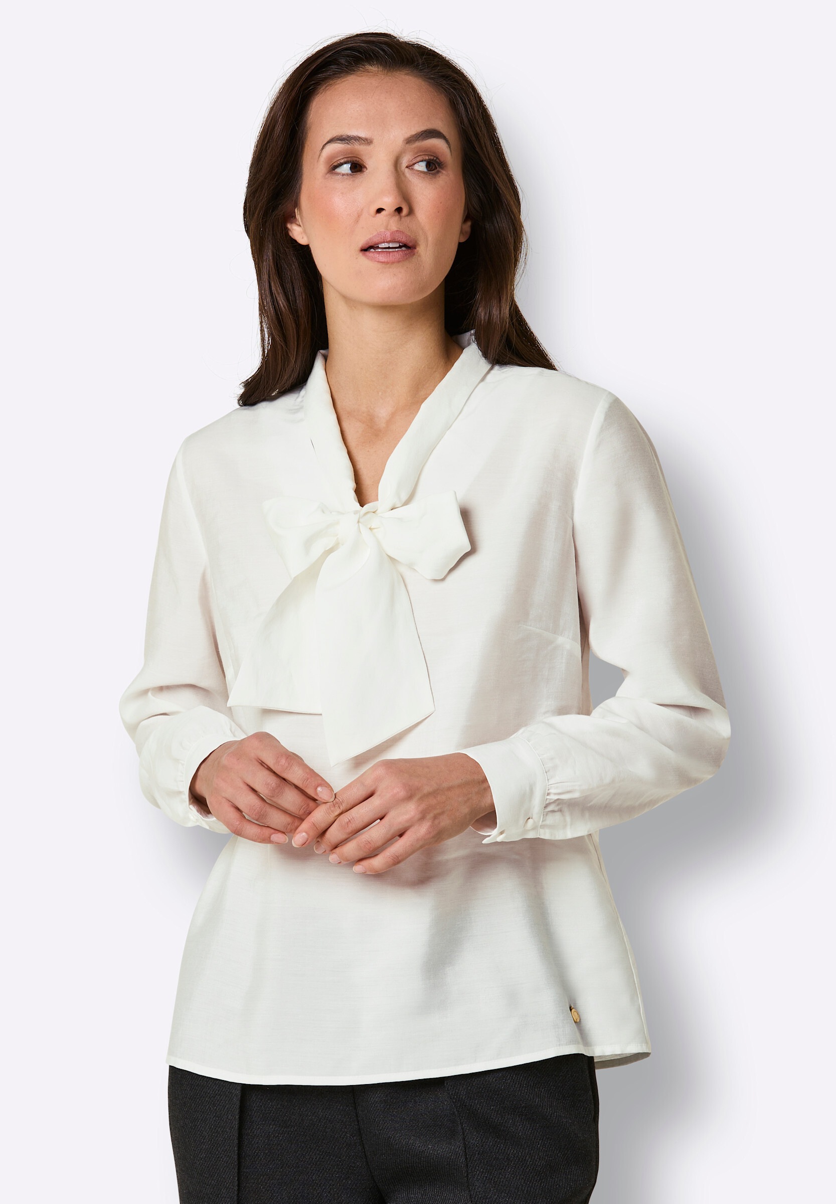 creation L Schlupfbluse »Modal-Bluse Schluppenbluse«