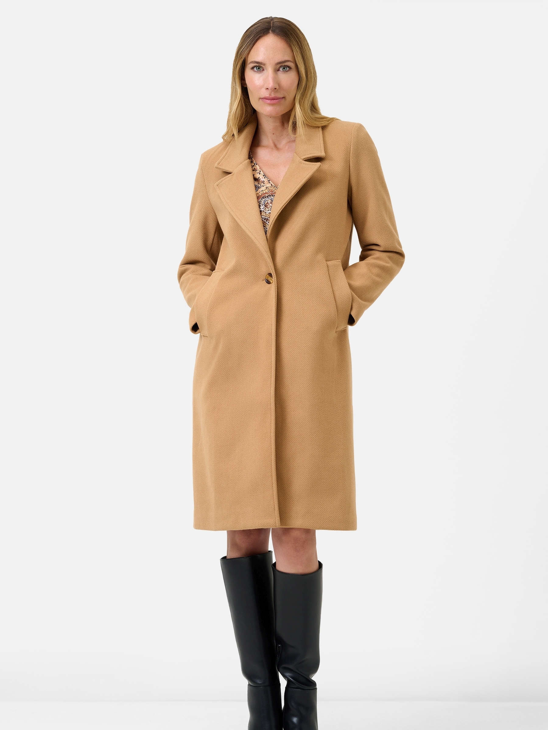 RICANO Kurzmantel »Mantel Livia« Handgefertigt, Made in Italy