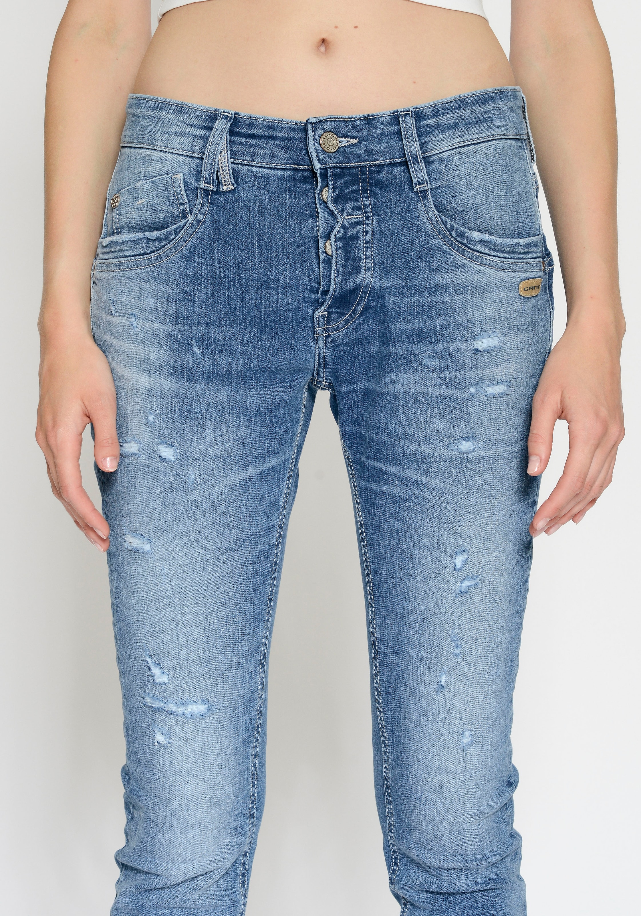 GANG Relax-fit-Jeans »94GERDA«, elastische Denimqualität für hohen Tragekomfort