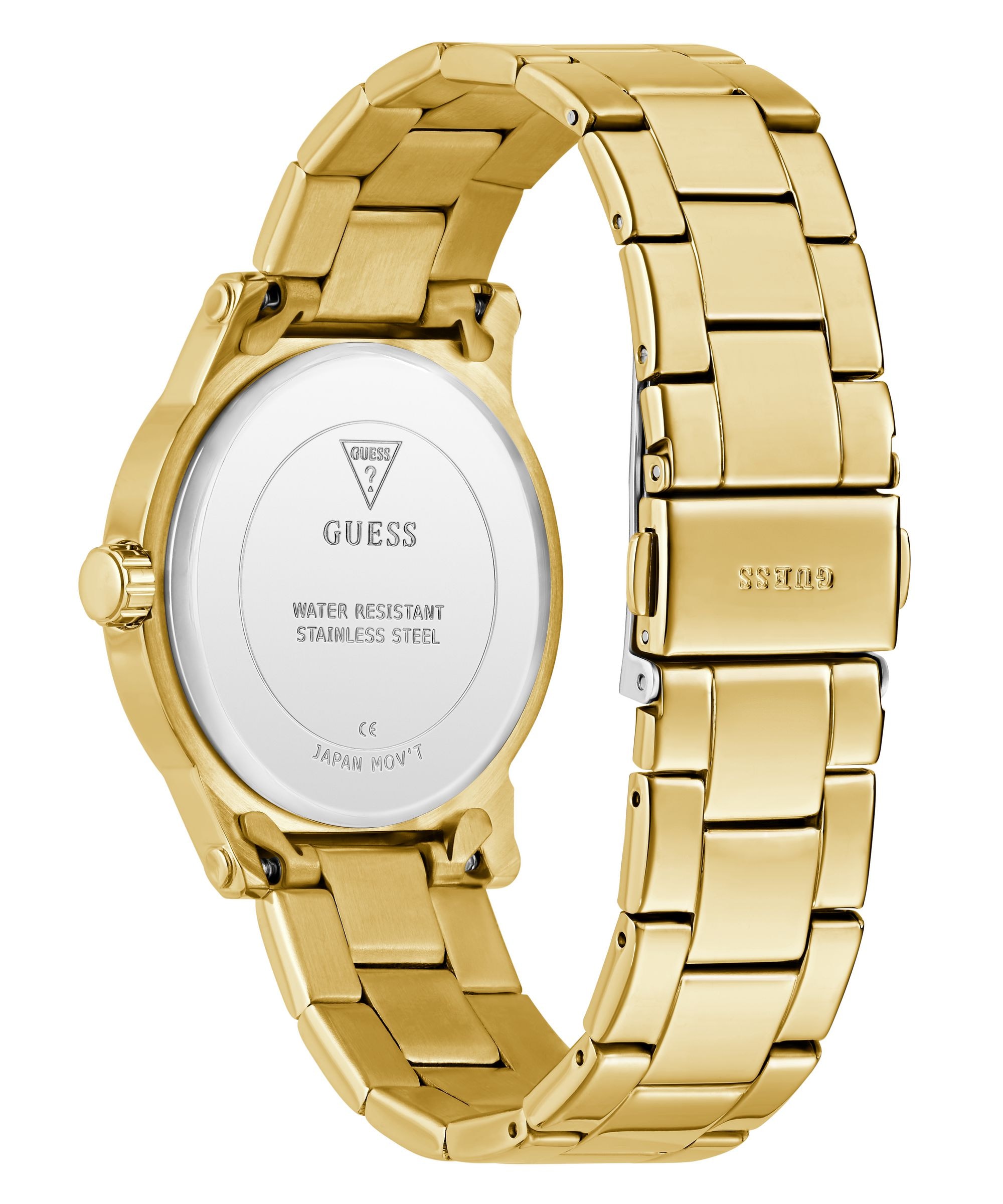 Guess Quarzuhr »GUESS-ANNETTE« Armbanduhr, Damenuhr, Edelstahlarmband, analog