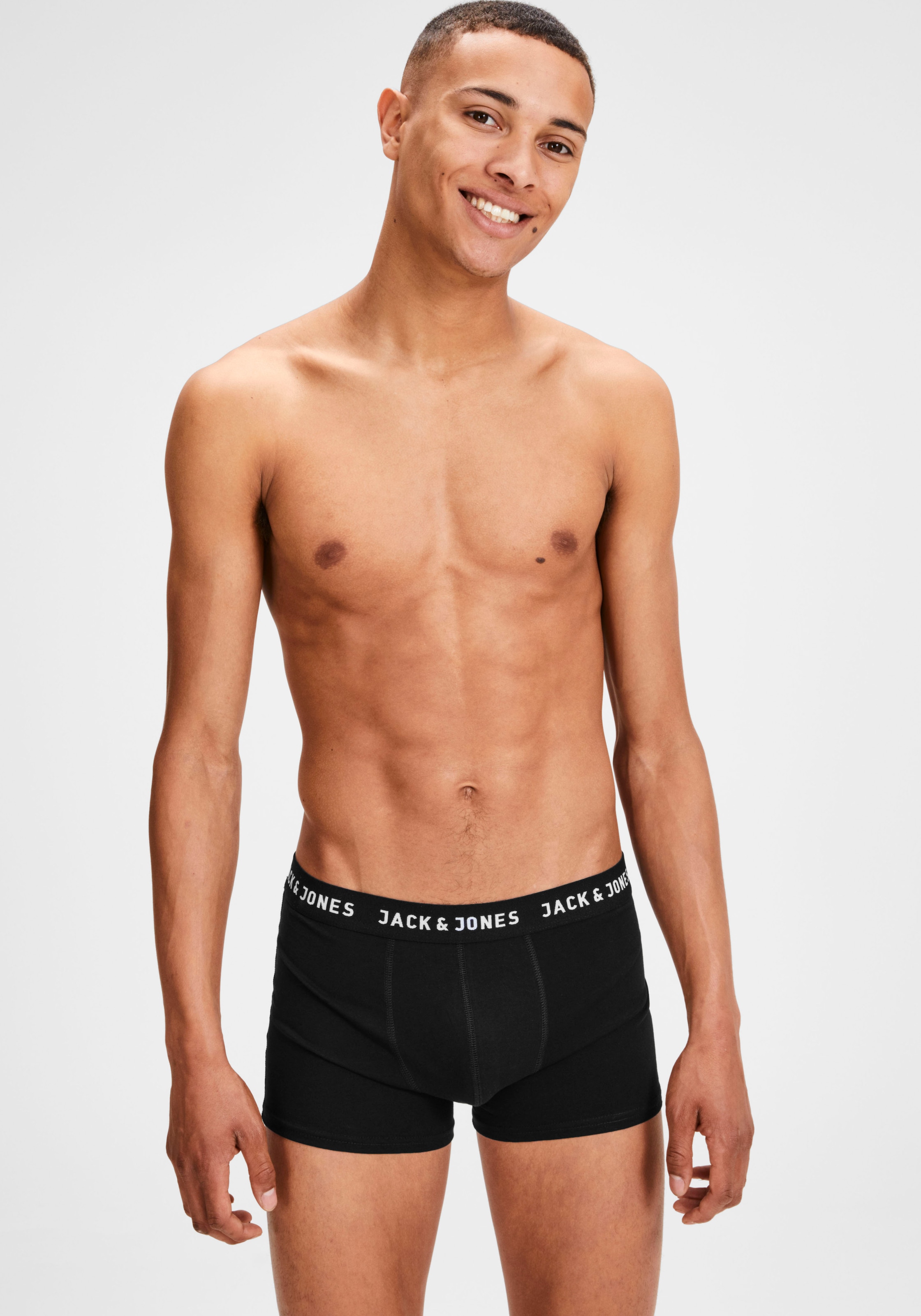 Jack & Jones Boxer, (Packung, 5 St.), mit Logobündchen