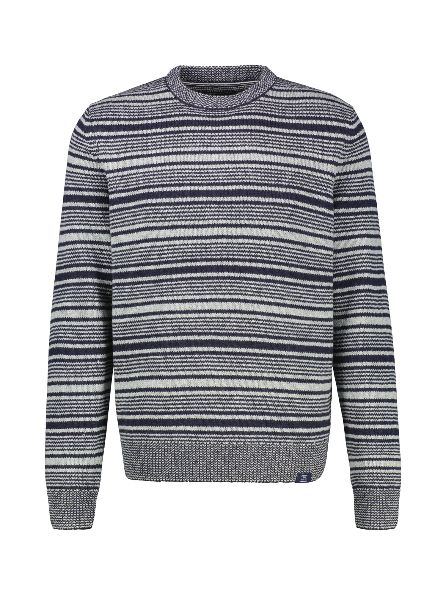 LERROS Strickpullover »Herren Crewneck-Stricker, gestreift«