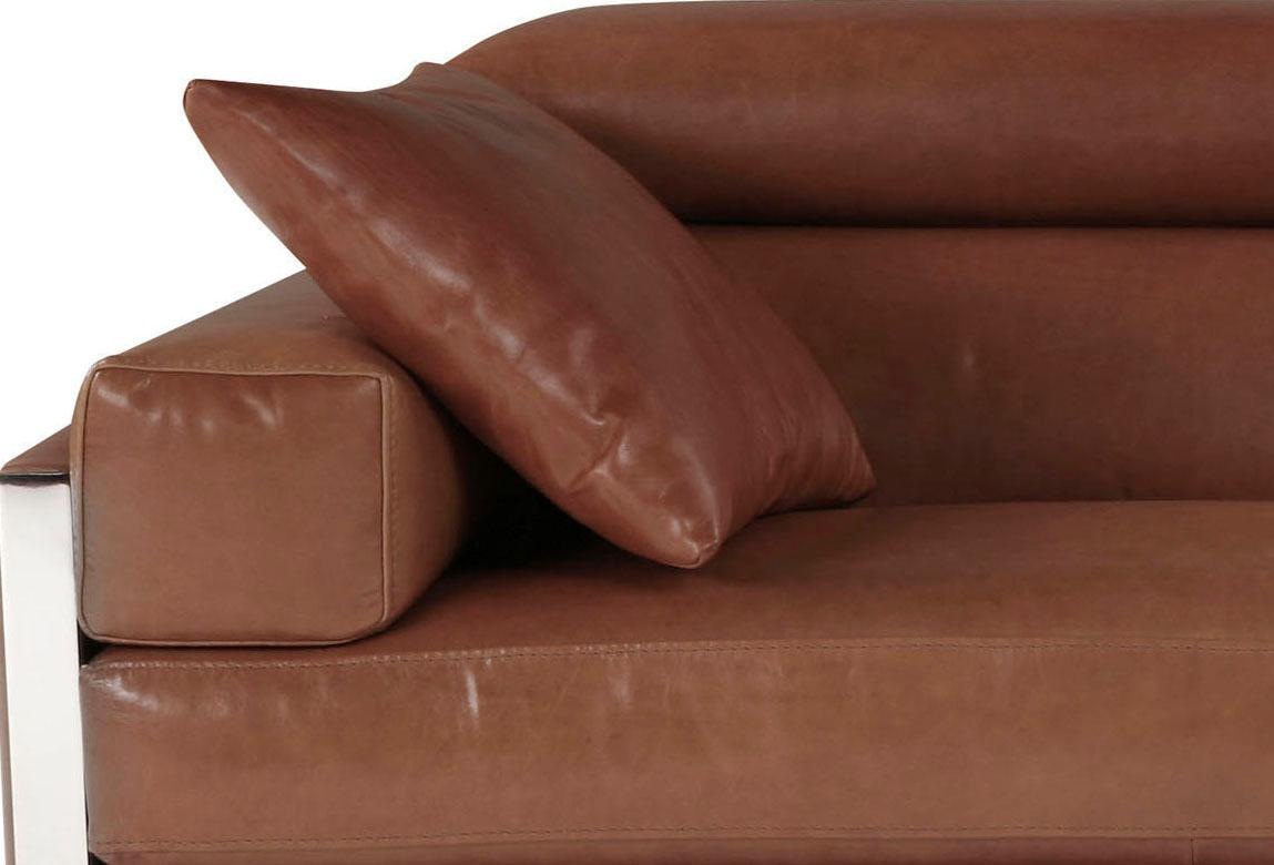 CALIA ITALIA Dekokissen »Romeo« in gewachstes Anilin-Leder