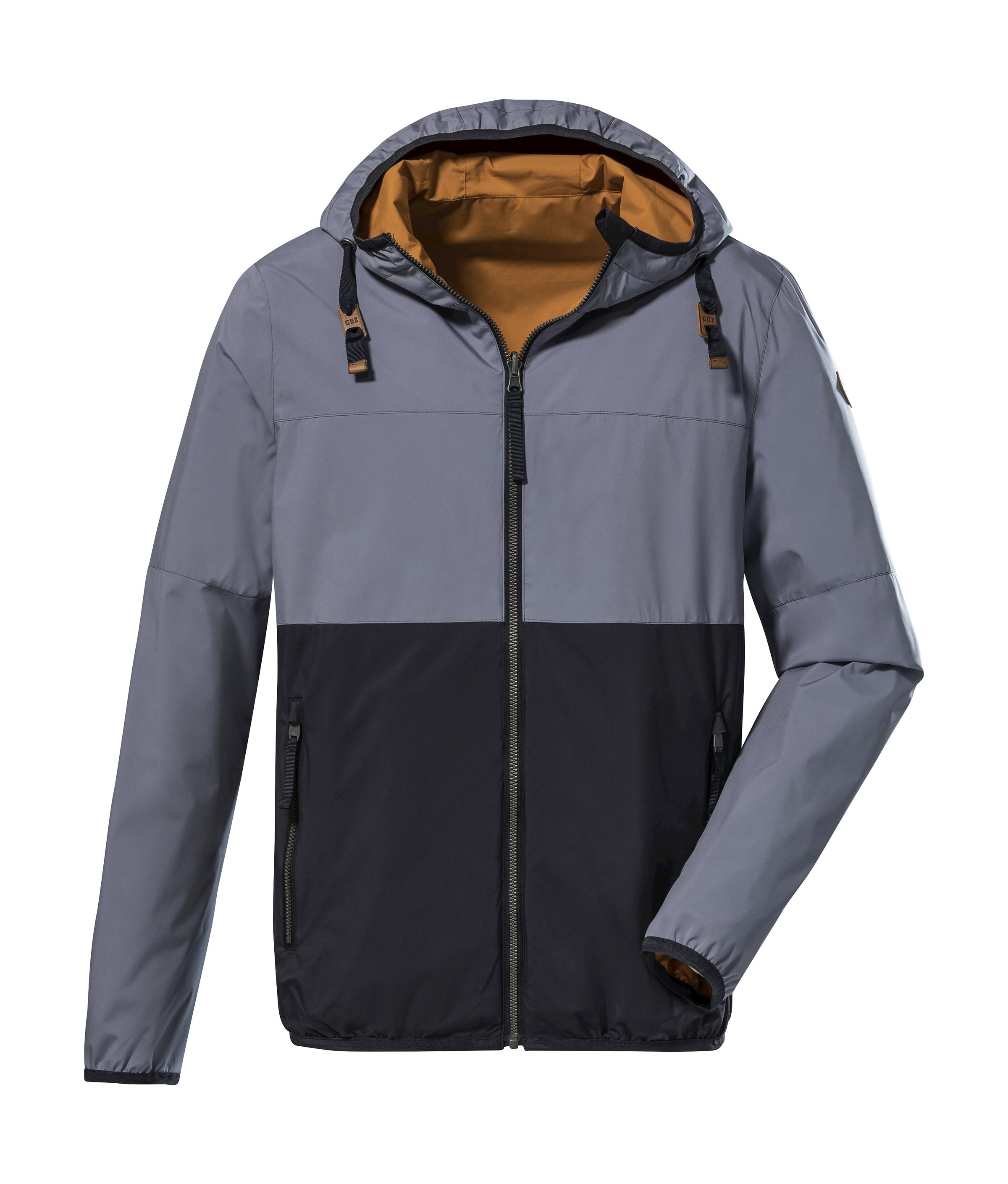G.I.G.A. DX by killtec Wendejacke »GS 11 MN JCKT«, Wendbare Herrenjacke, wasserabweisend, winddicht, verstellbare Kapuze