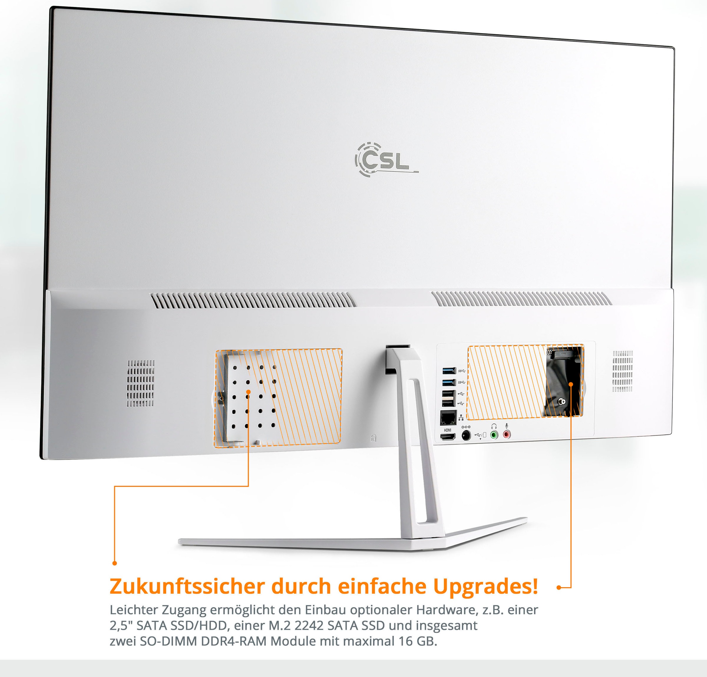 CSL All-in-One PC »Unity F27-GLS mit Windows 10 Home«