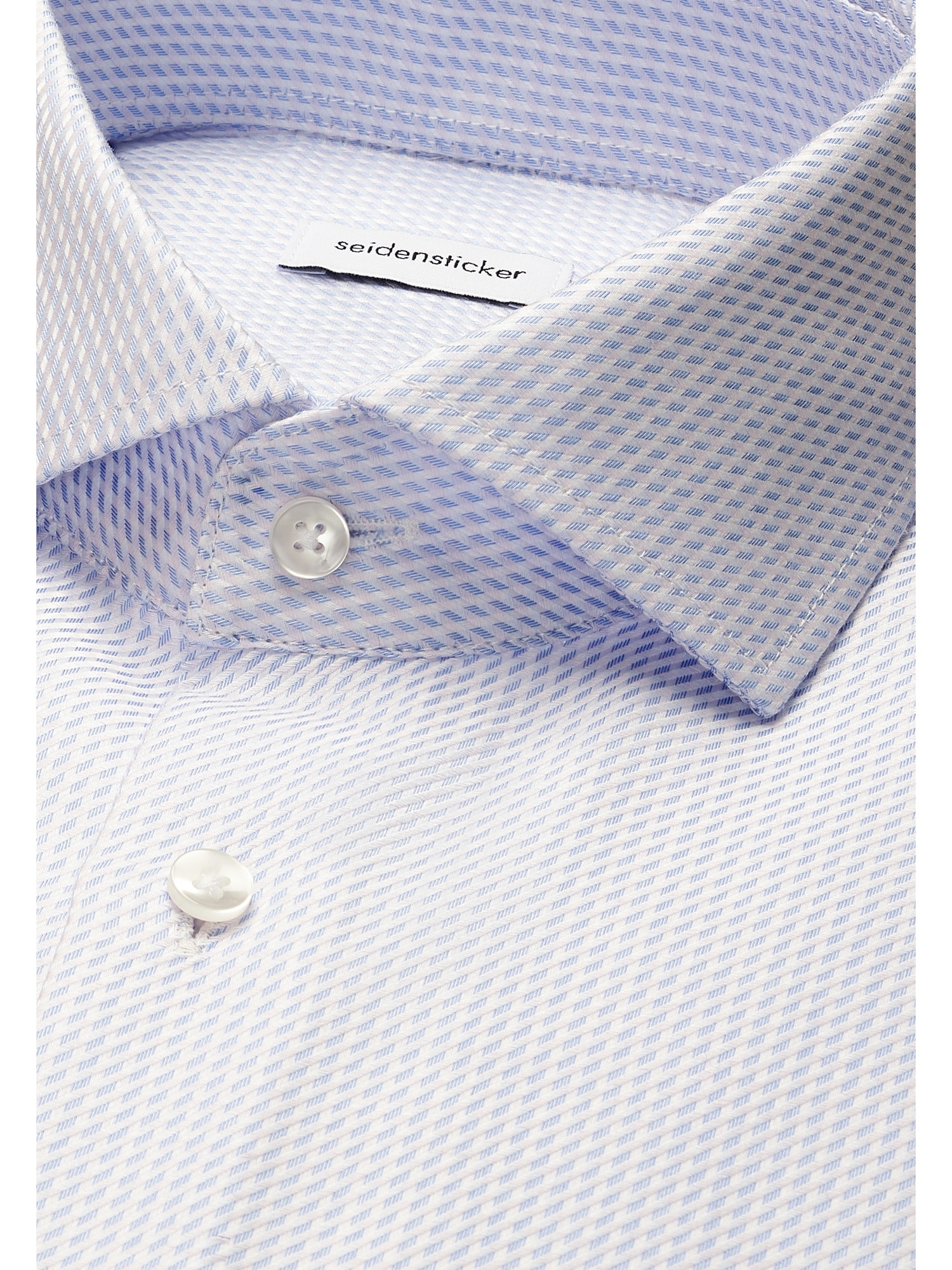 seidensticker Businesshemd »Schwarze Rose« Comfort 1/1 Kentkragen Struktur