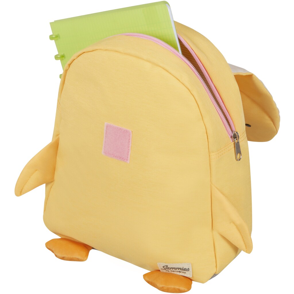 Samsonite Kinderrucksack »Happy Sammies ECO, Duck Dodie, S«, reflektierende Details