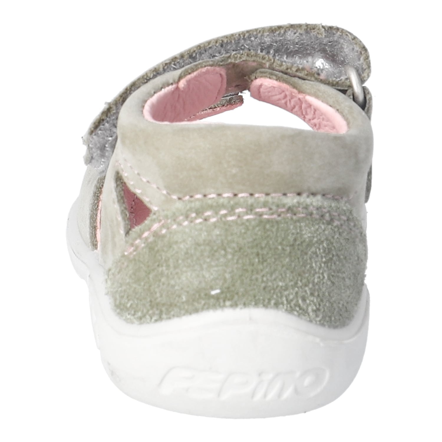 PEPINO by RICOSTA Lauflernschuh »Mimi WMS: mittel«  Sandalette mit Klett und Stickerei, Größenschablone zum Download