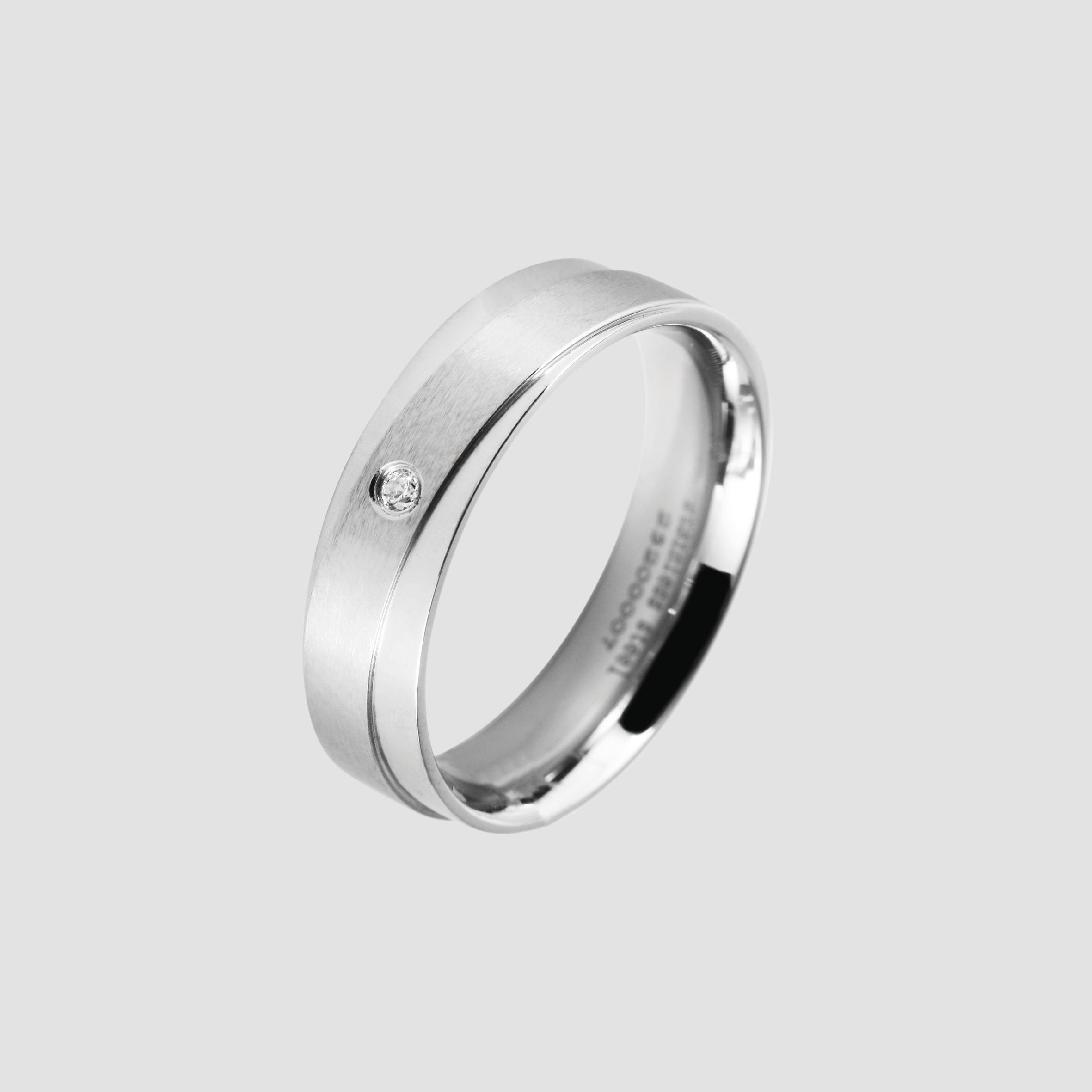 Adelia´s Fingerring »Damen Ring aus Edelstahl mit Strass Steinchen«