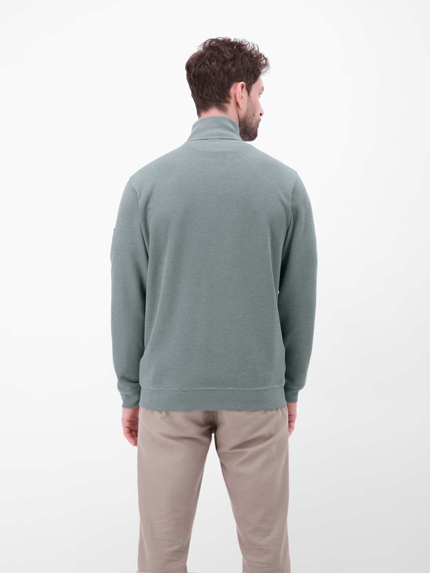 LERROS Sweatjacke »Jacke aus Baumwollmix mit Taschen«