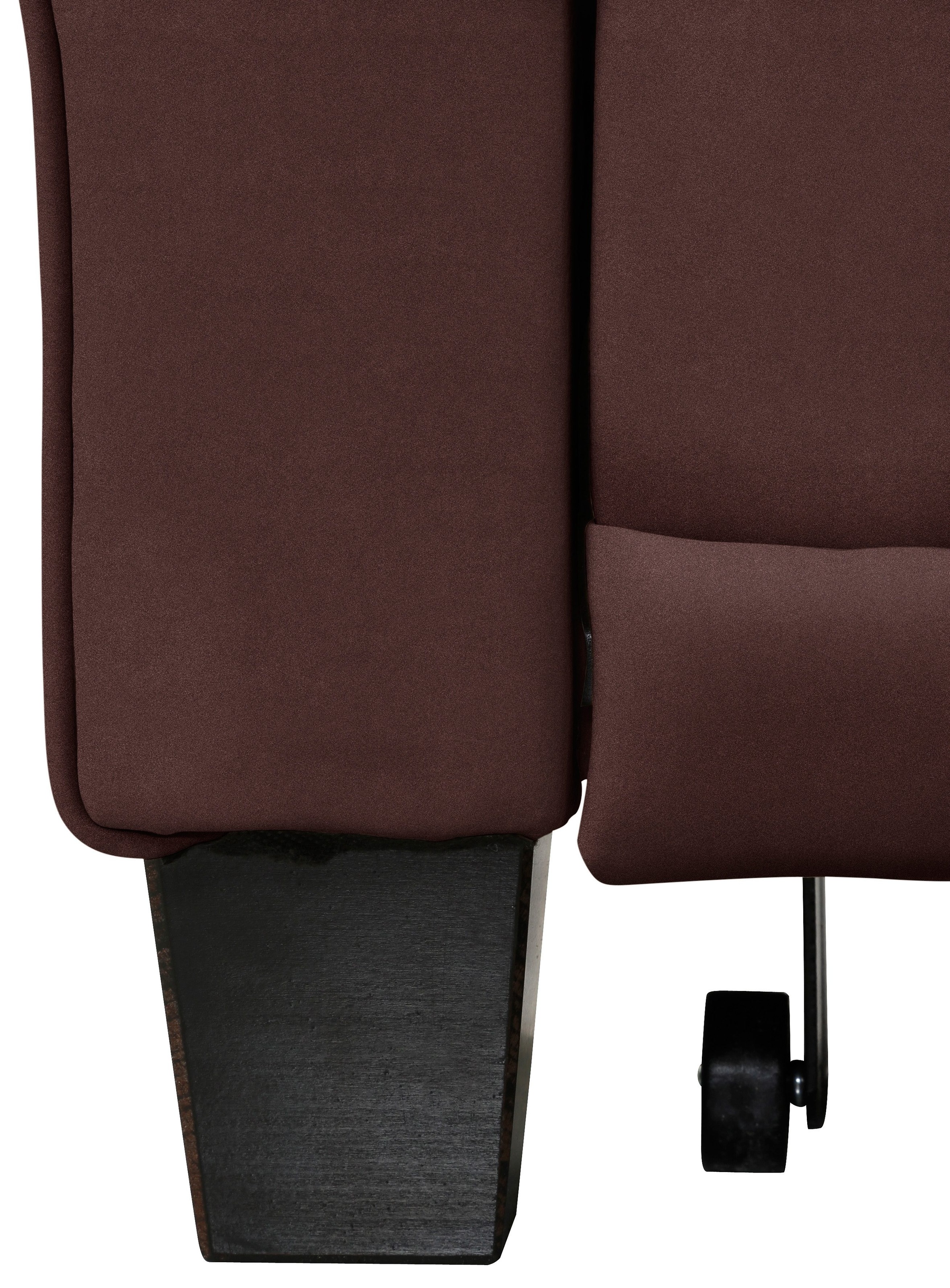 Home affaire Ecksofa »Camelita, Landhaus Sofa, 2 Varianten: Recamiere- oder Ottomane, L-Form«, wahlweise mit Bettfunktion
