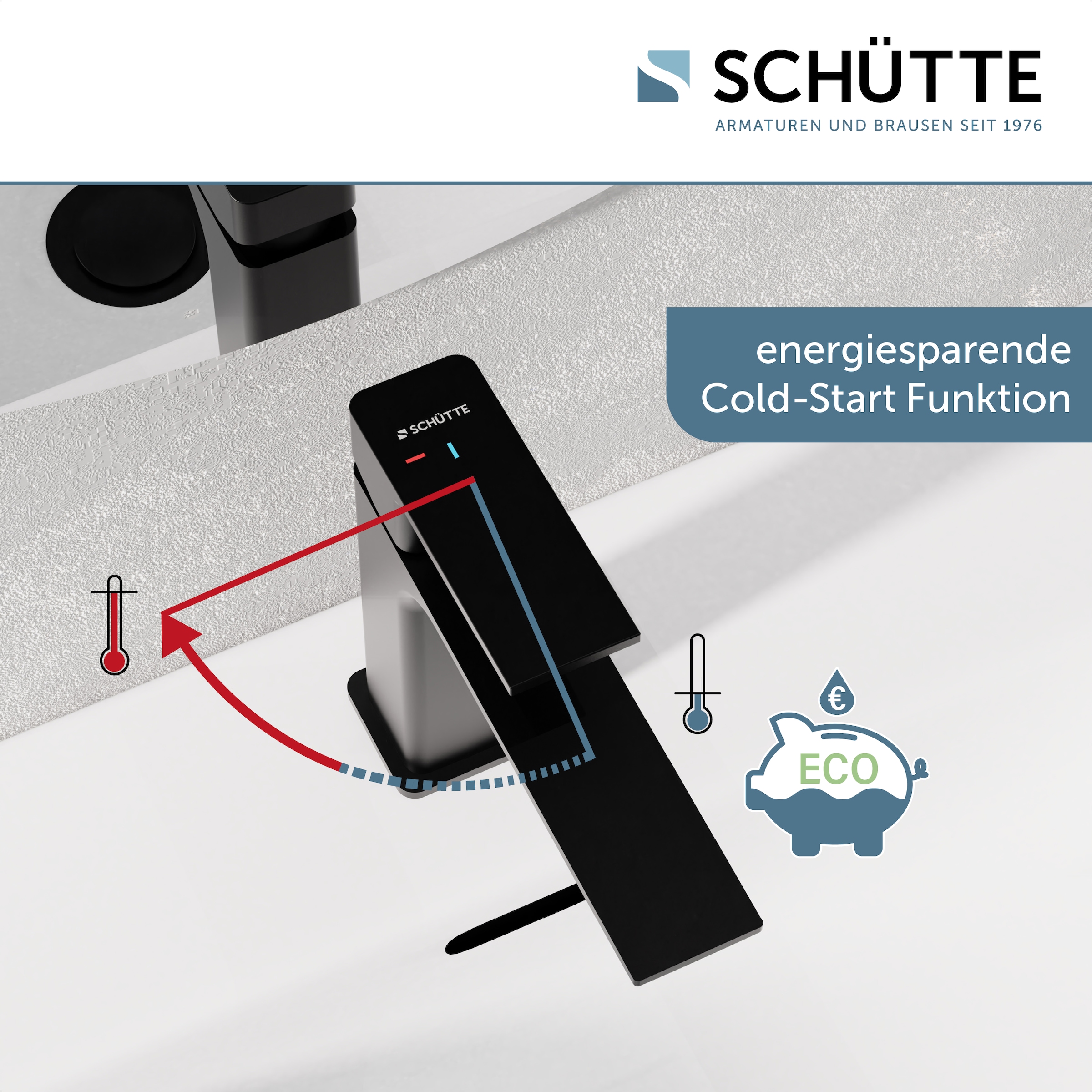 Schütte Waschtischarmatur »SAN DIEGO« Hochdruck Armatur Bad, Waschtischarmatur, Wasserhahn