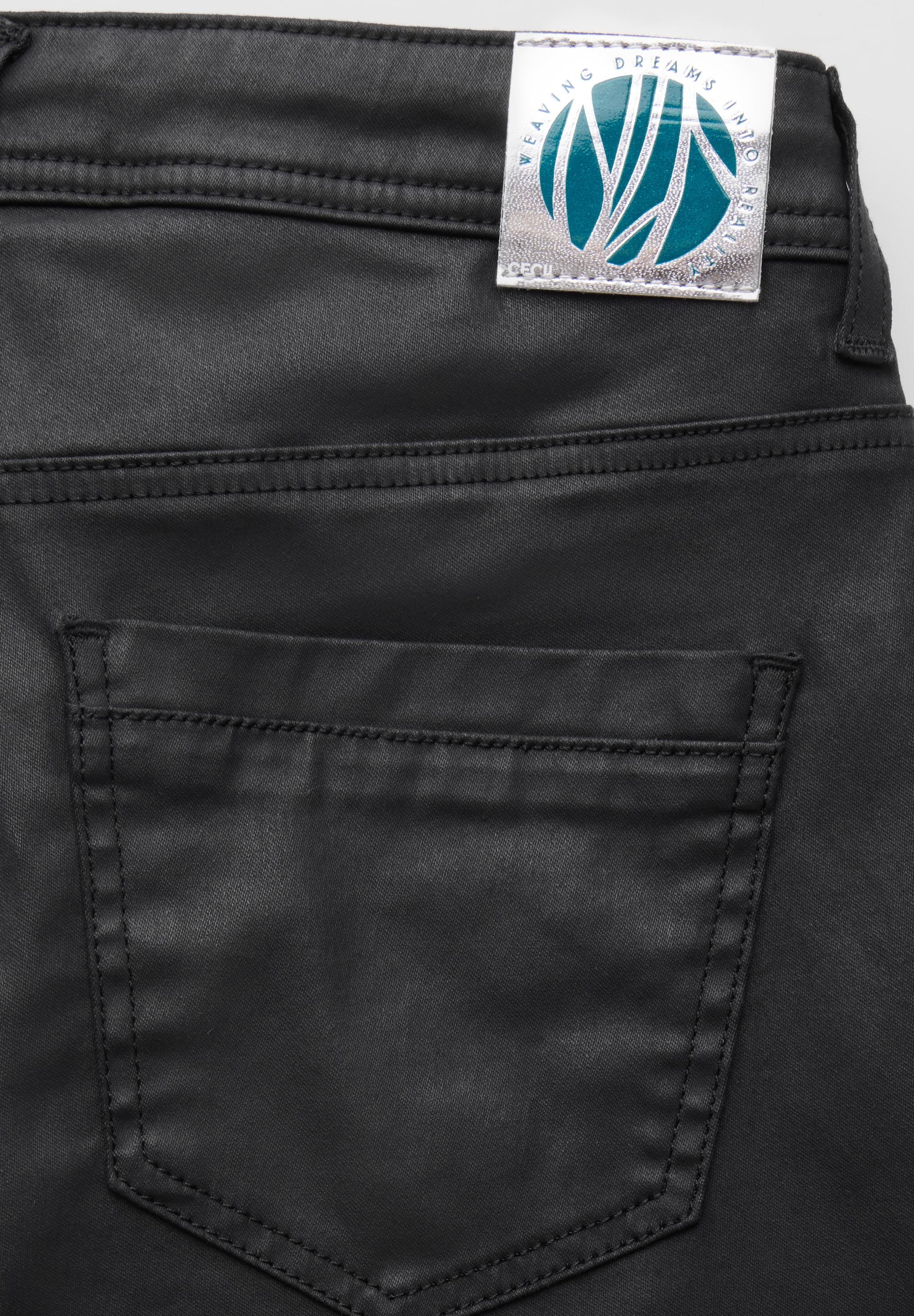 Cecil Regular-fit-Jeans »Style Tracey«, mit Tunnelzug am Bund