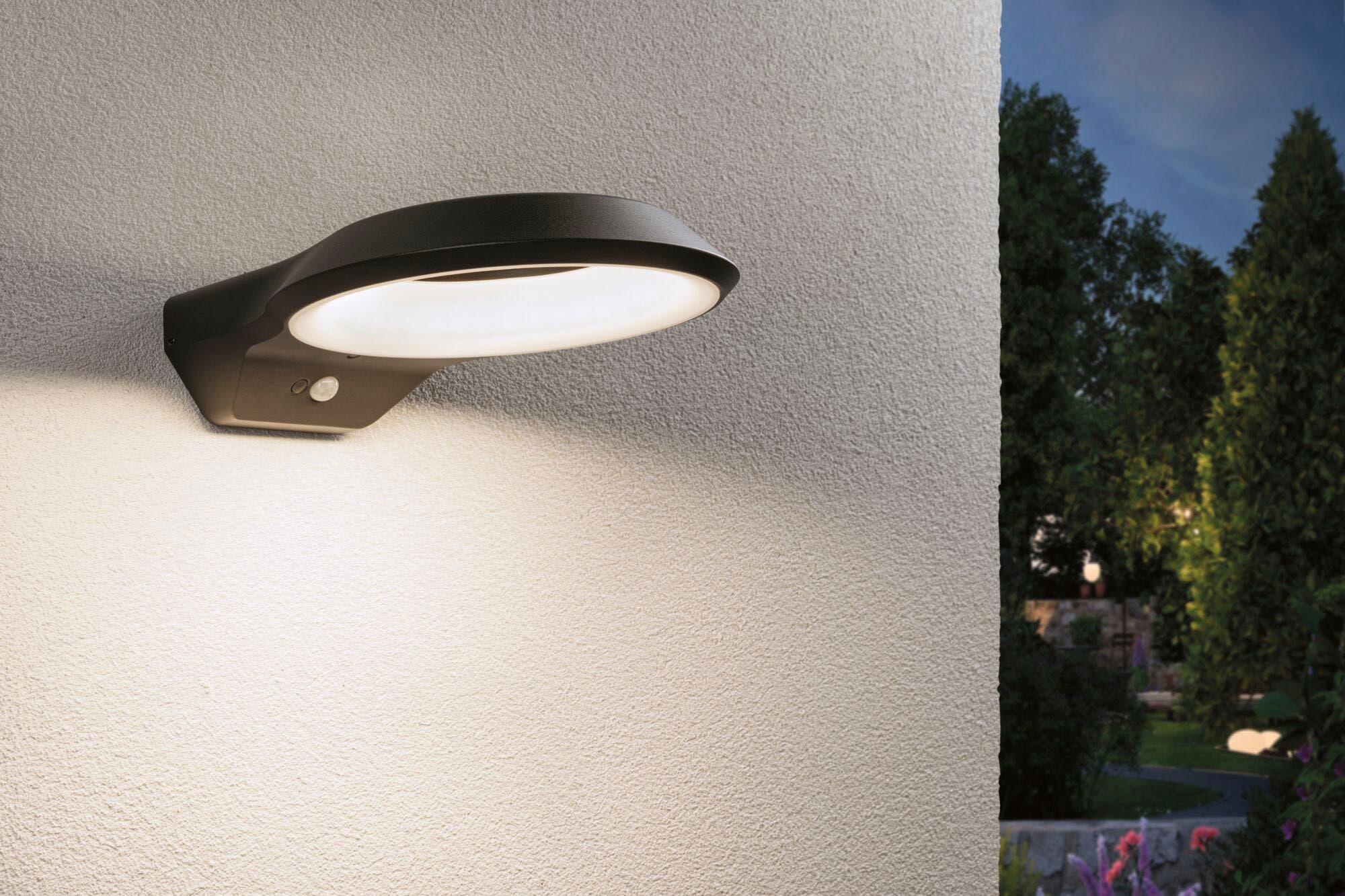 Paulmann LED Außen-Wandleuchte »Anela 230V anthrazit IP44«, 1 flammig