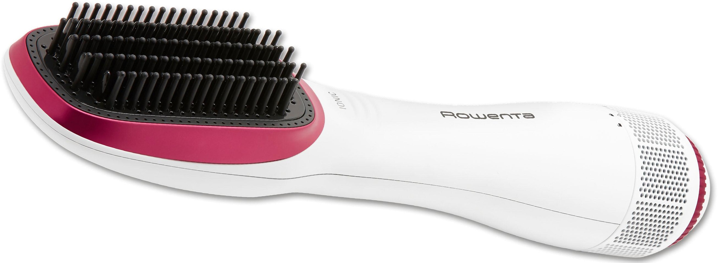 Rowenta Warmluftbürste »Wonder Air Brush, 900 Watt, Ionen-Funktion, 3 Temperaturstufen,«, Aufbewahrungstasche, Haarstyler, weiß/rosa, 12 x 10 x 40,5 cm, CF6220